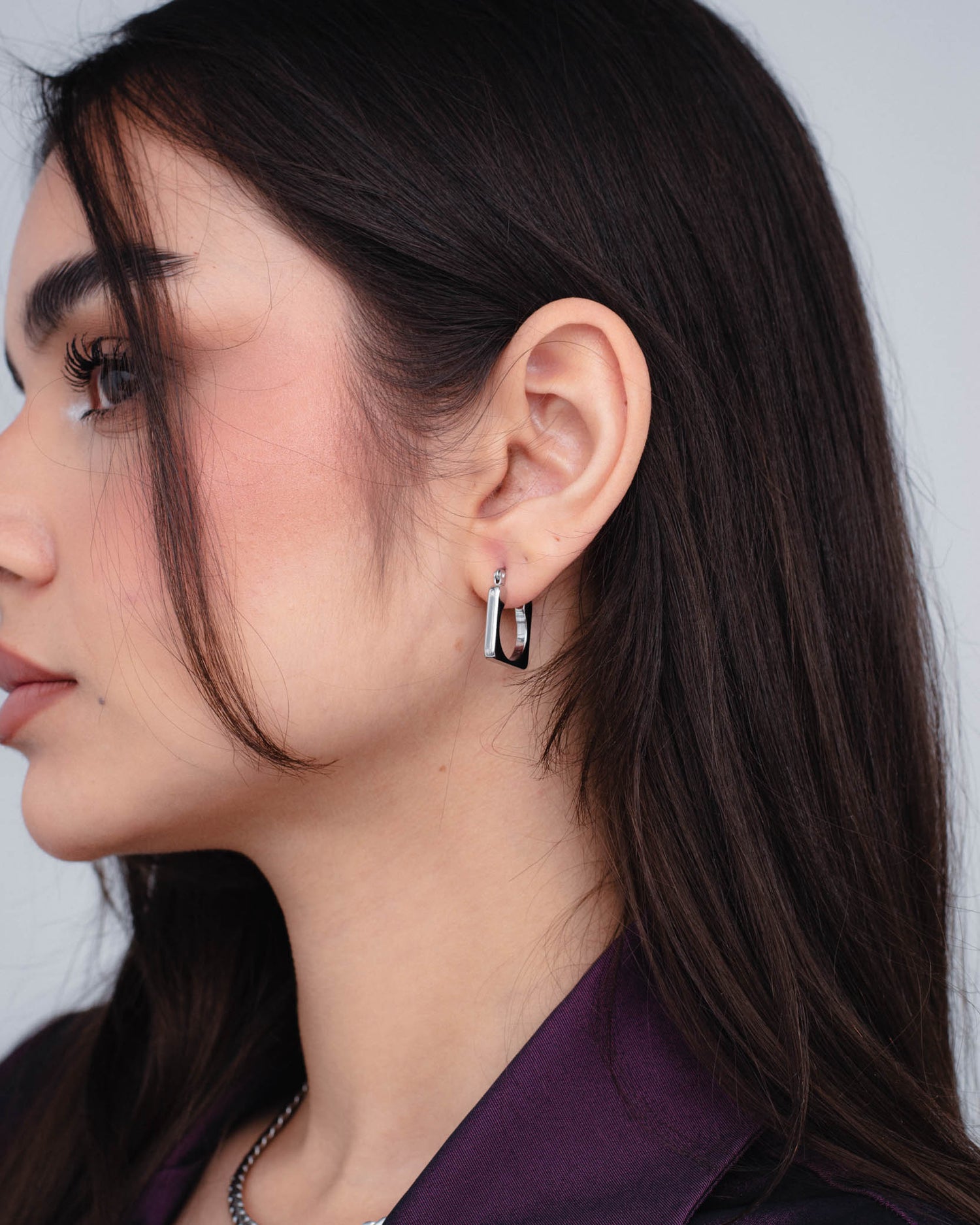 Olea Earrings in Silver