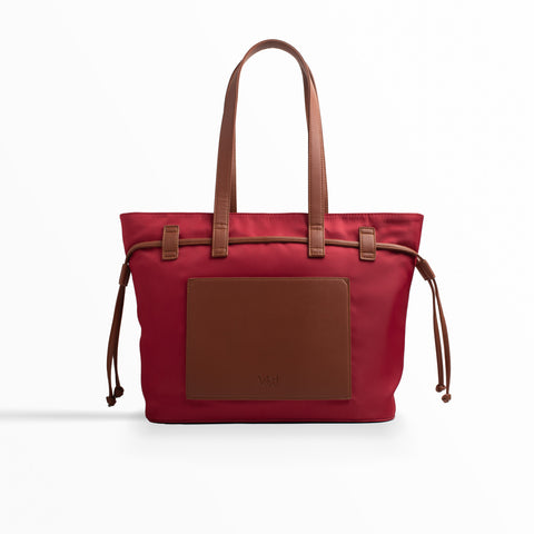 Abbie tote in Red