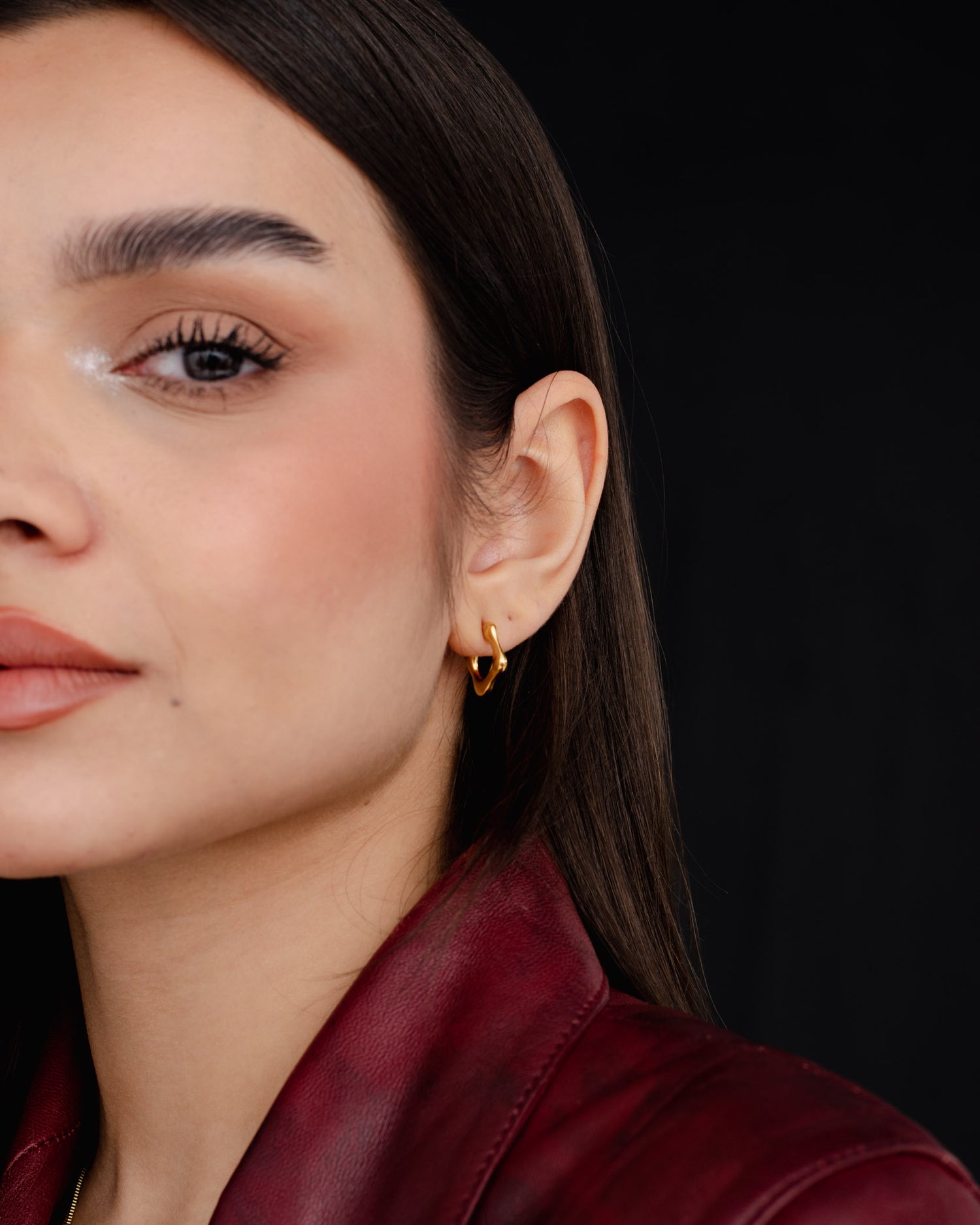 Wavea Earrings in Gold