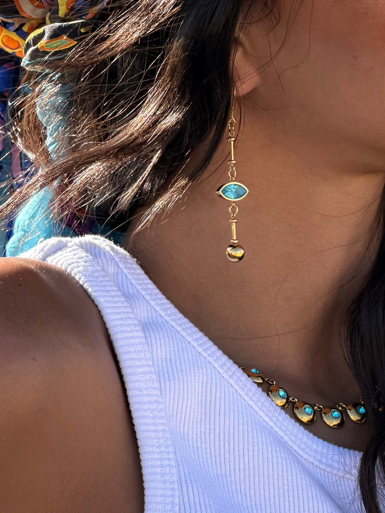 Sway Earrings in Gold