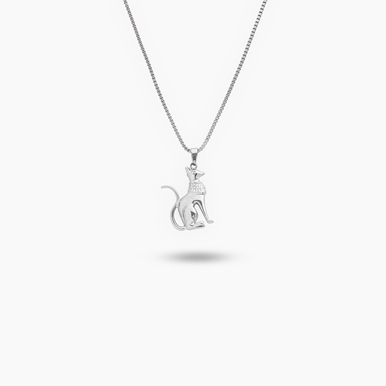 Bastet Necklace in Silver