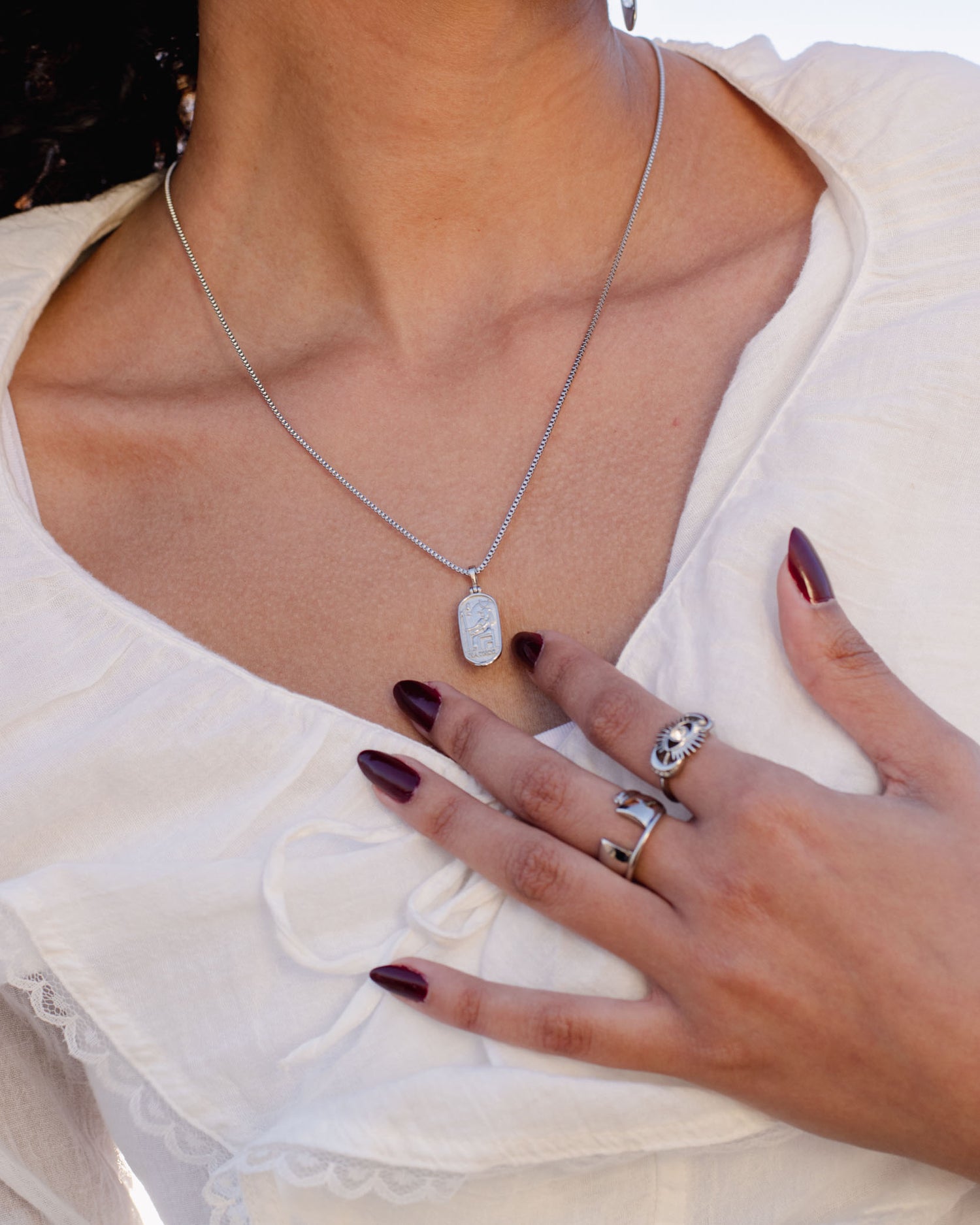 Pylon Ring in Silver