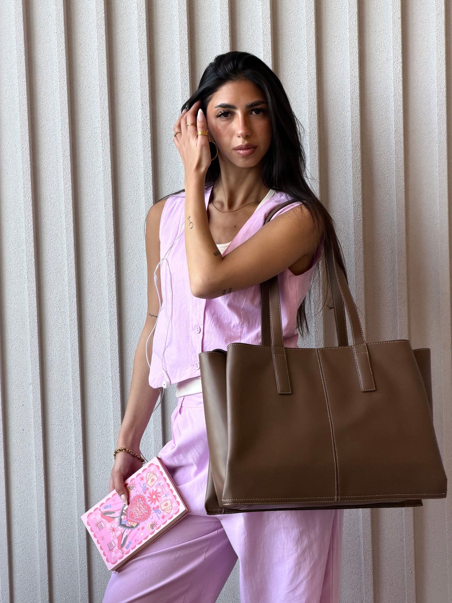 Merci Tote Mocha