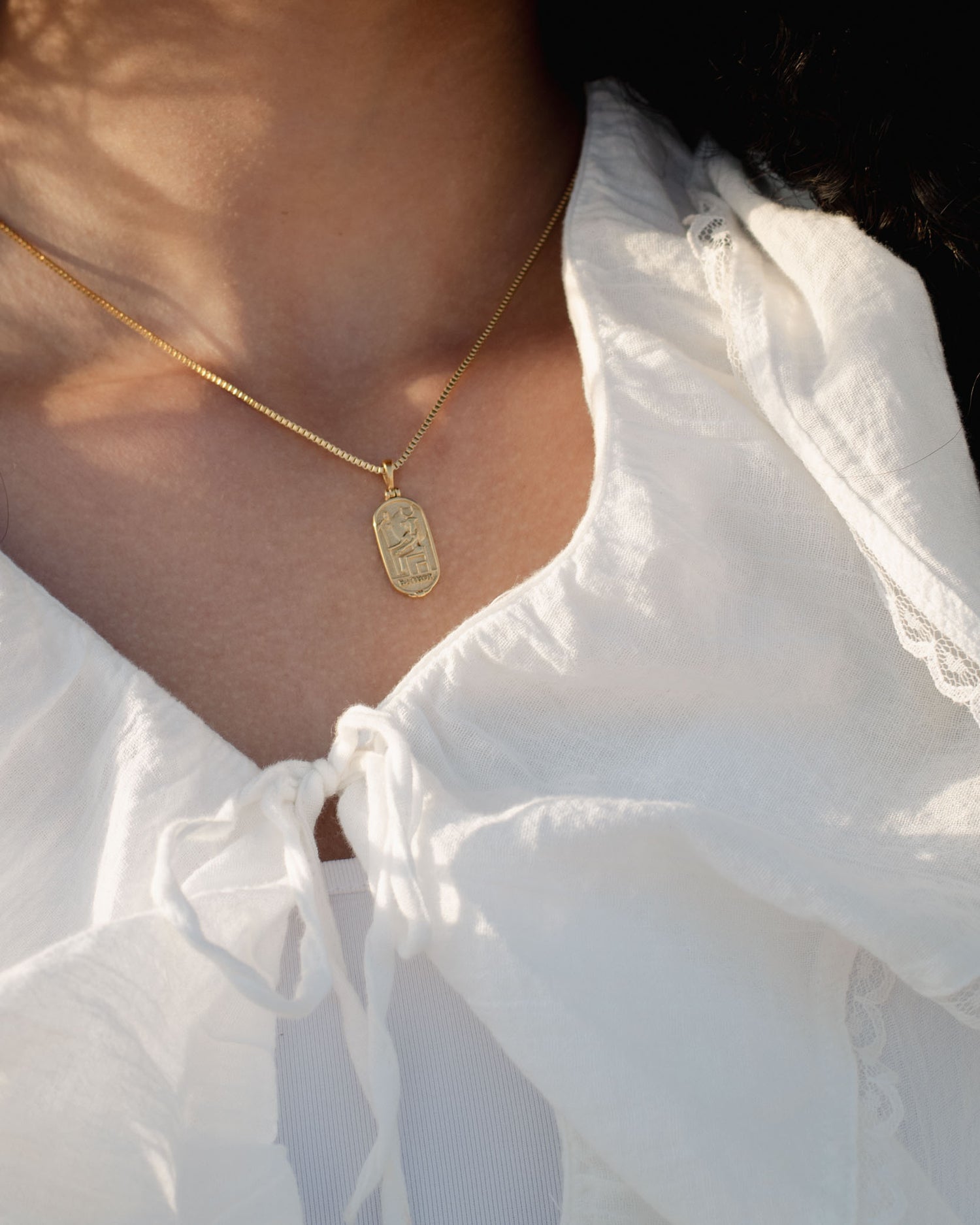 Hathor Necklace in Gold