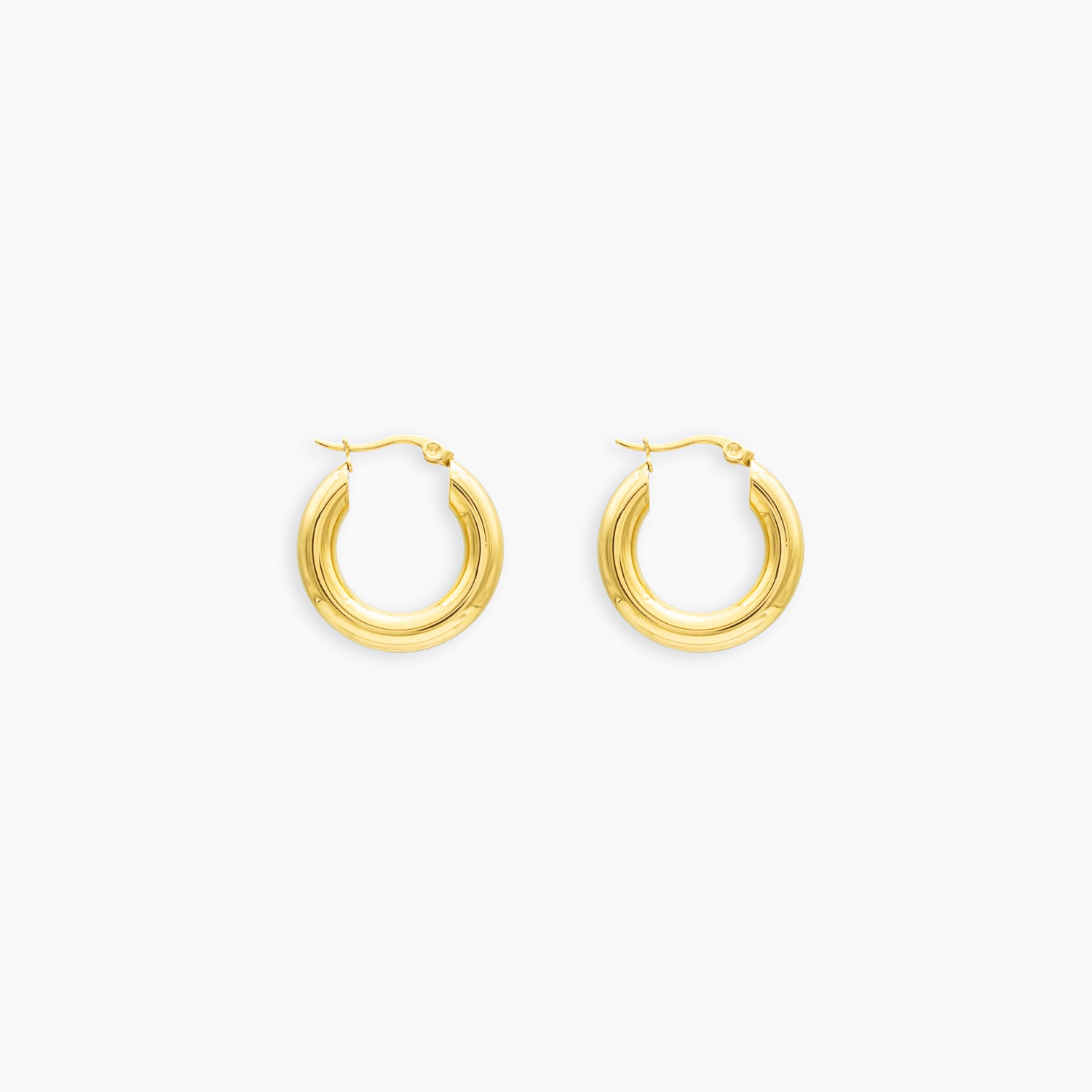 Zoey earrings medium gold