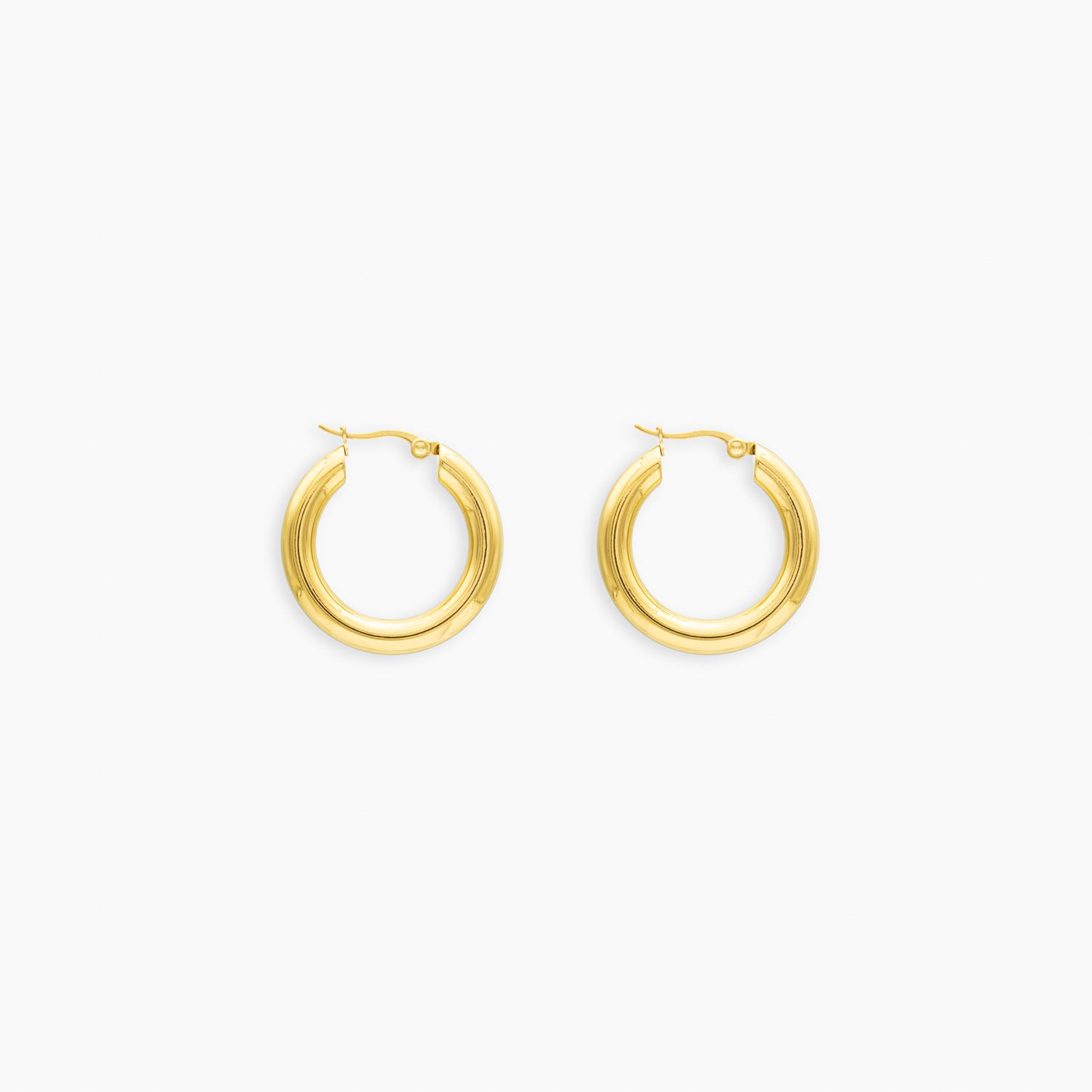 Zoey earrings large gold