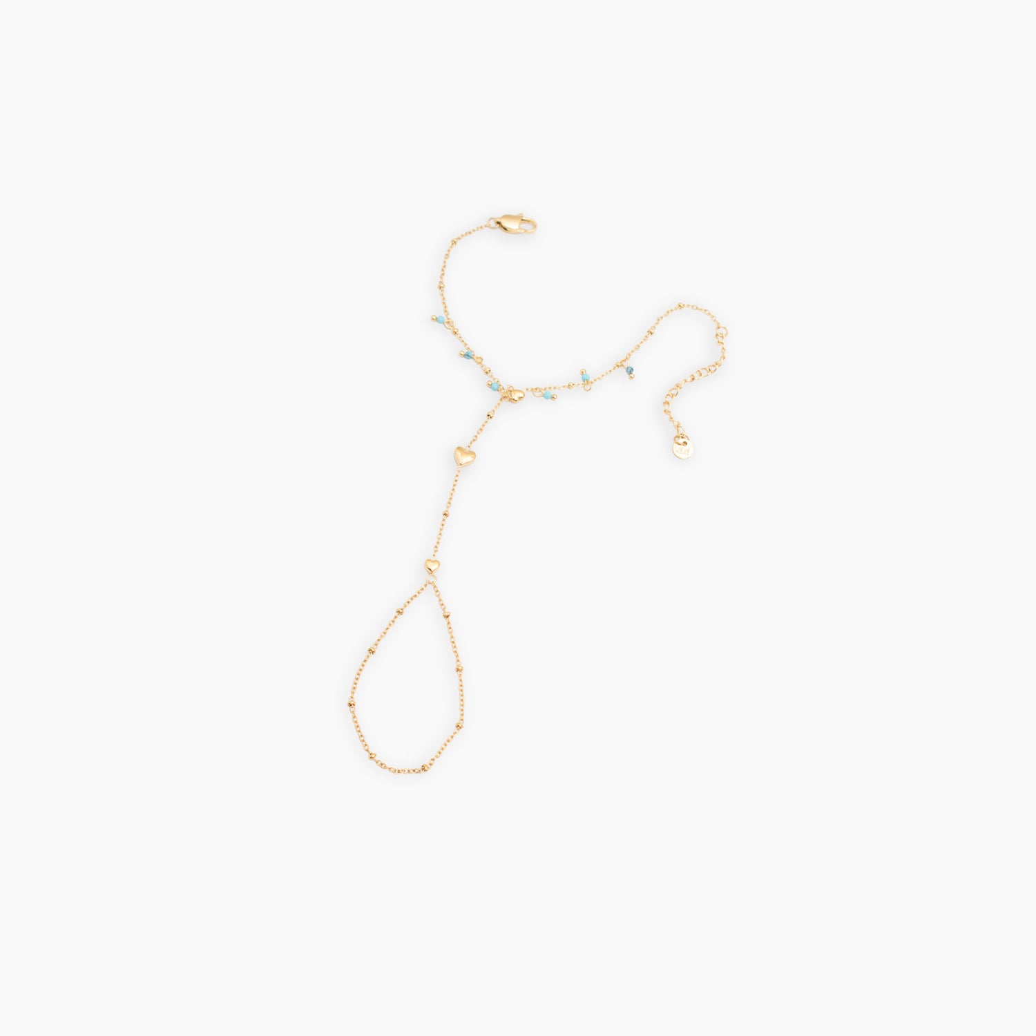 Trio hand chain bracelet