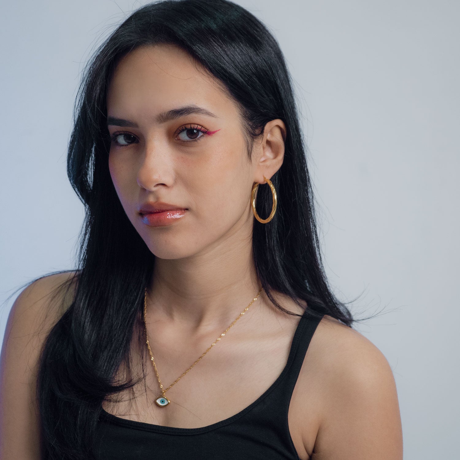 Helen earrings medium gold