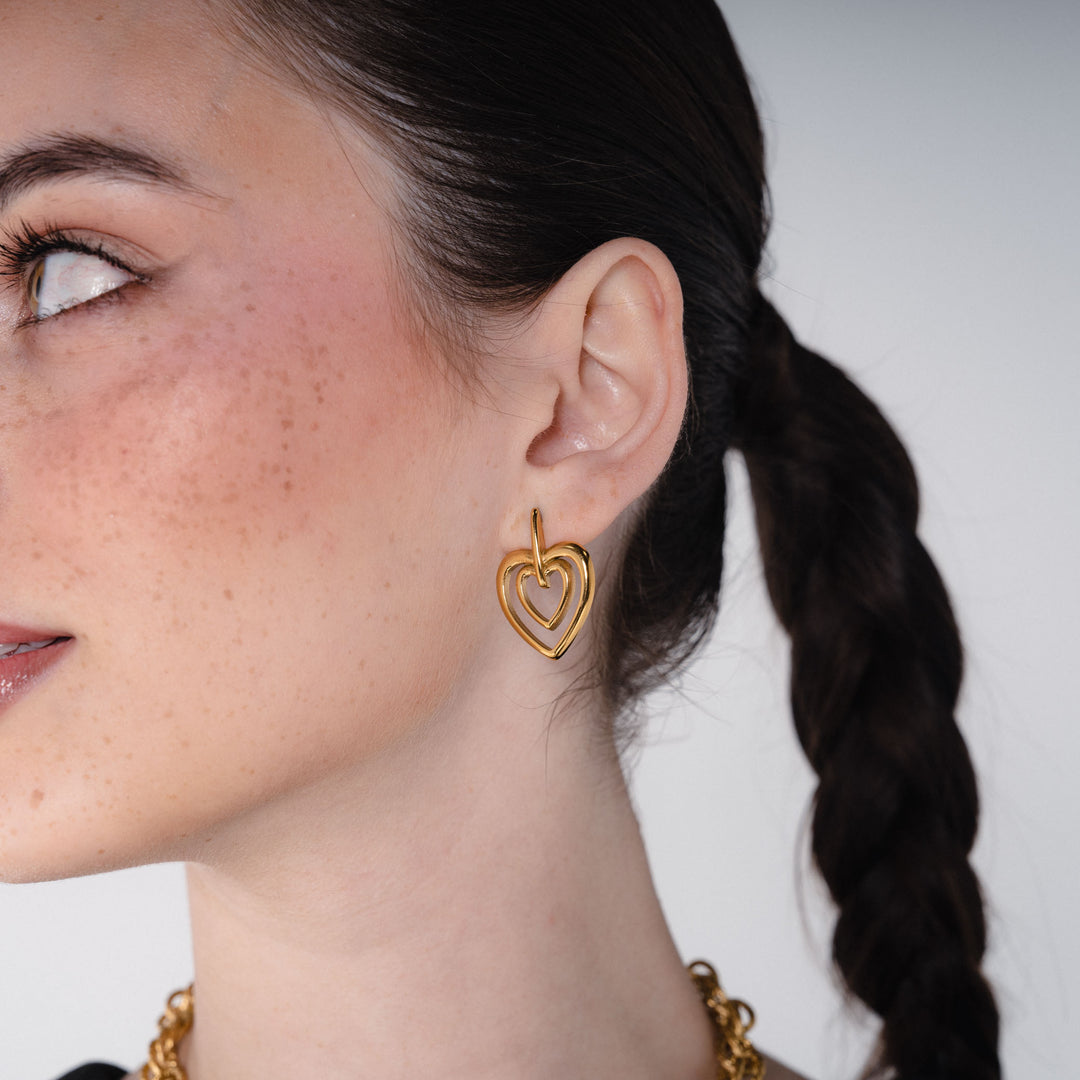 Dory earrings in gold