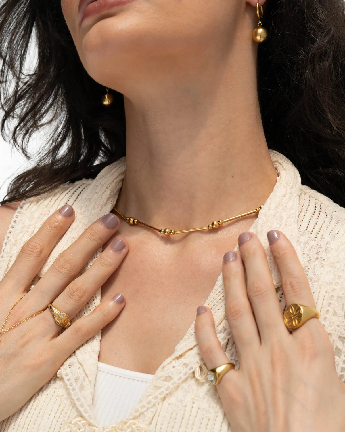 Reya Necklace in Gold