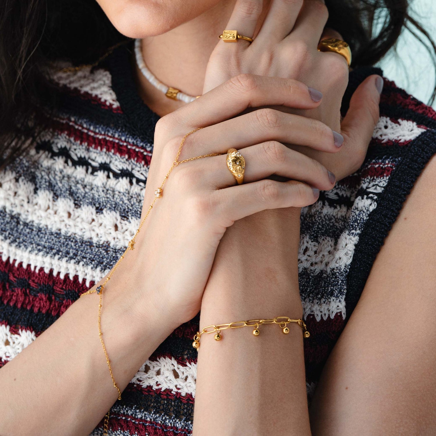 Vine Ring in Gold