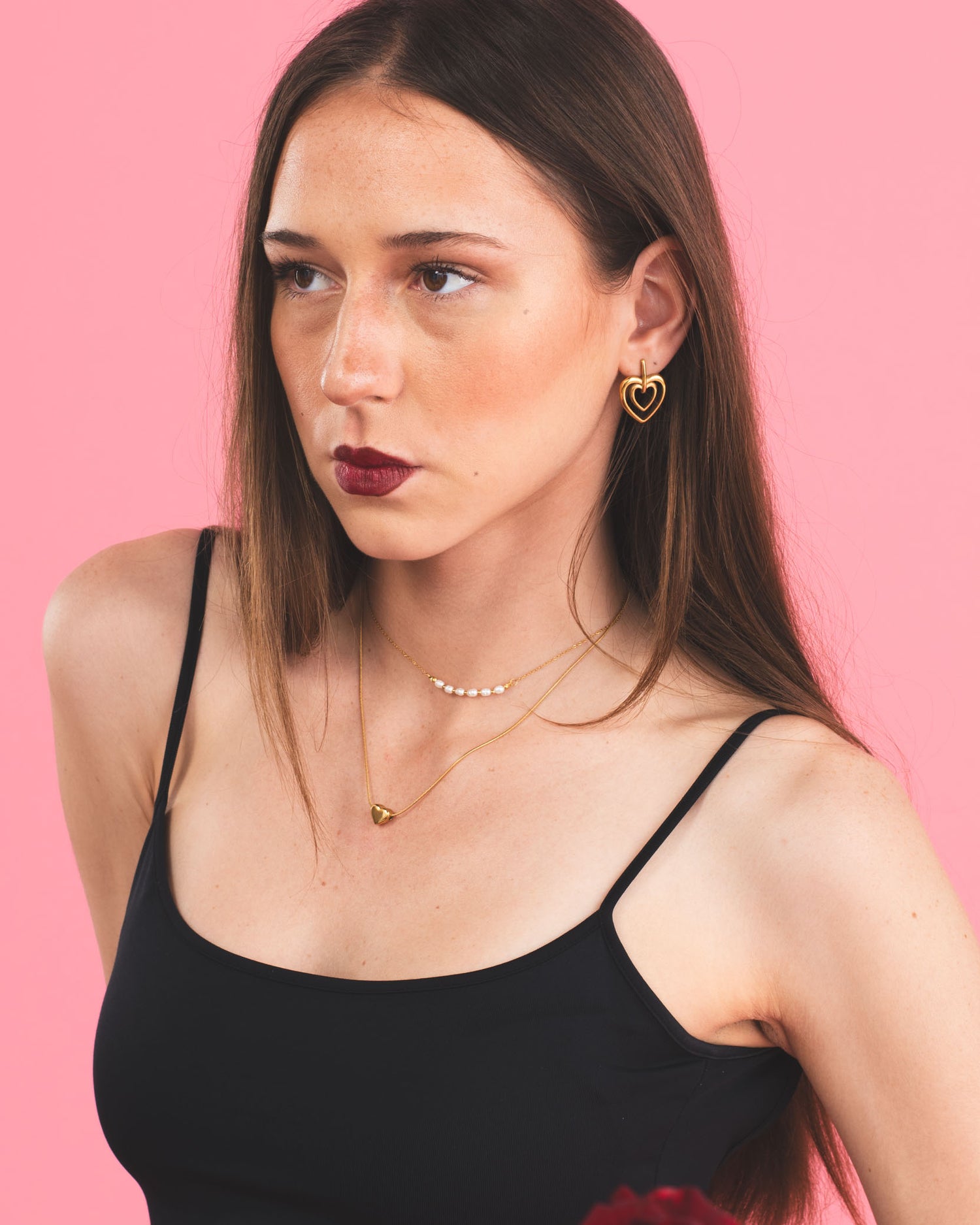 Bubblegum Heart Necklace