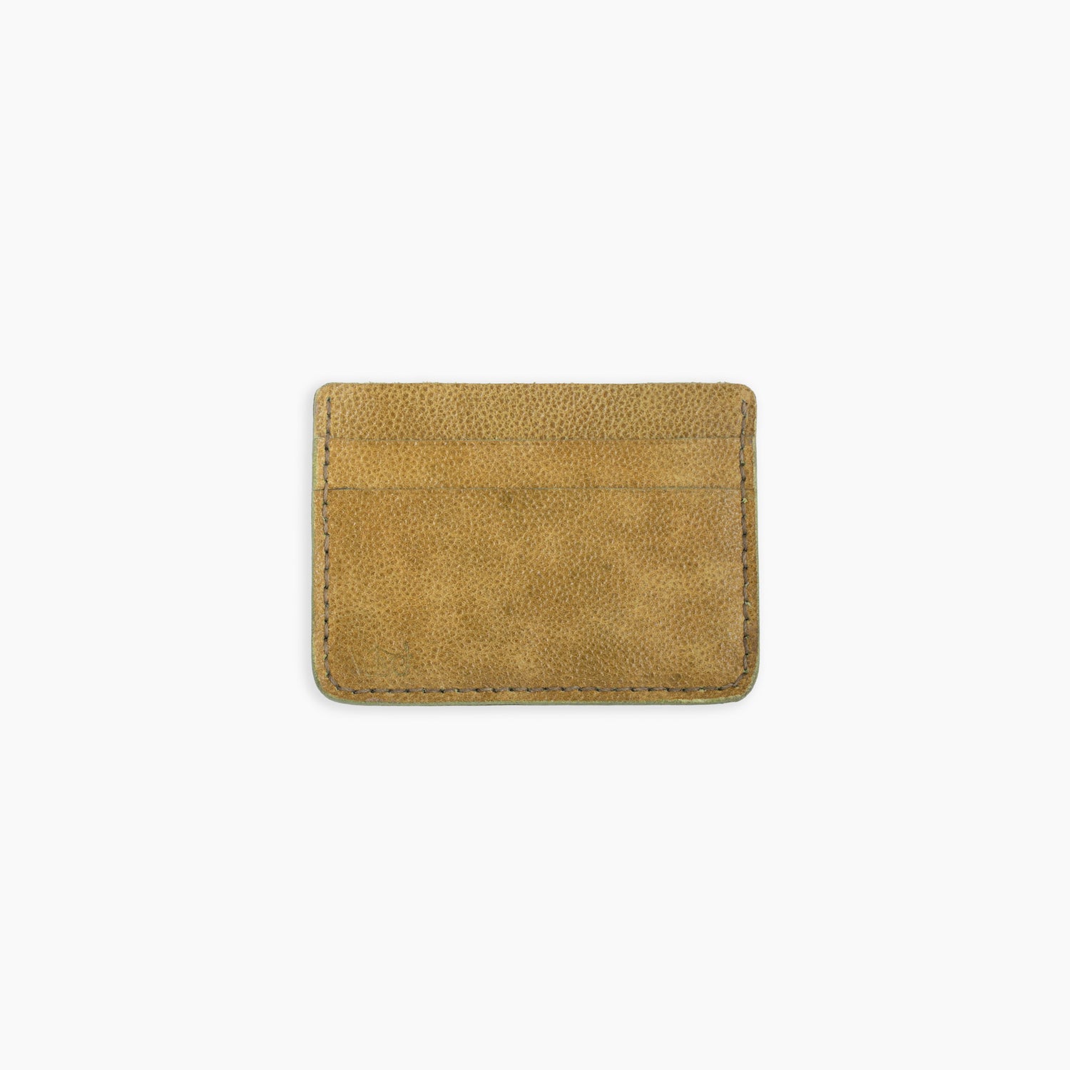 Velvet Cardholder in Mustard