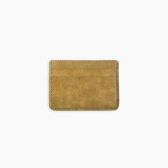 Velvet Cardholder in Mustard