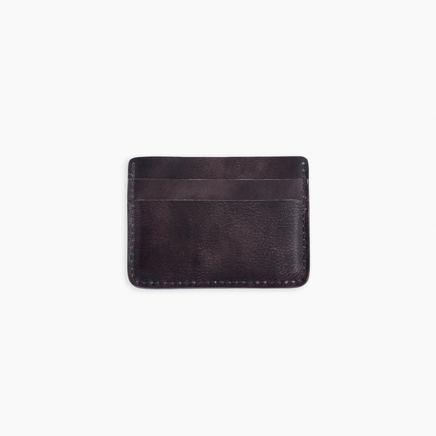 Velvet Cardholder in Carbon Brown