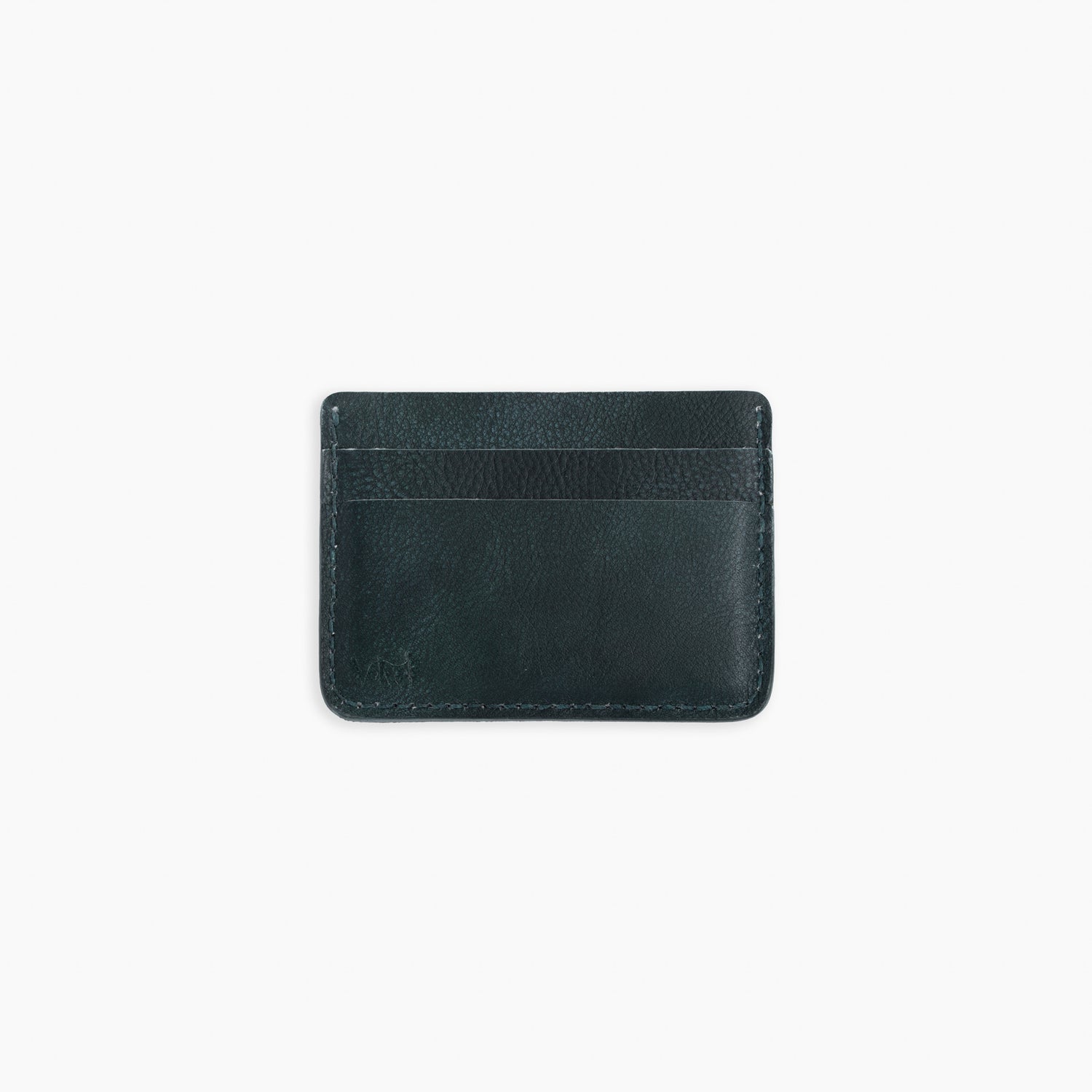 Velvet Cardholder in Carbon Green
