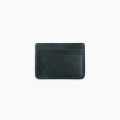 Velvet Cardholder in Carbon Green