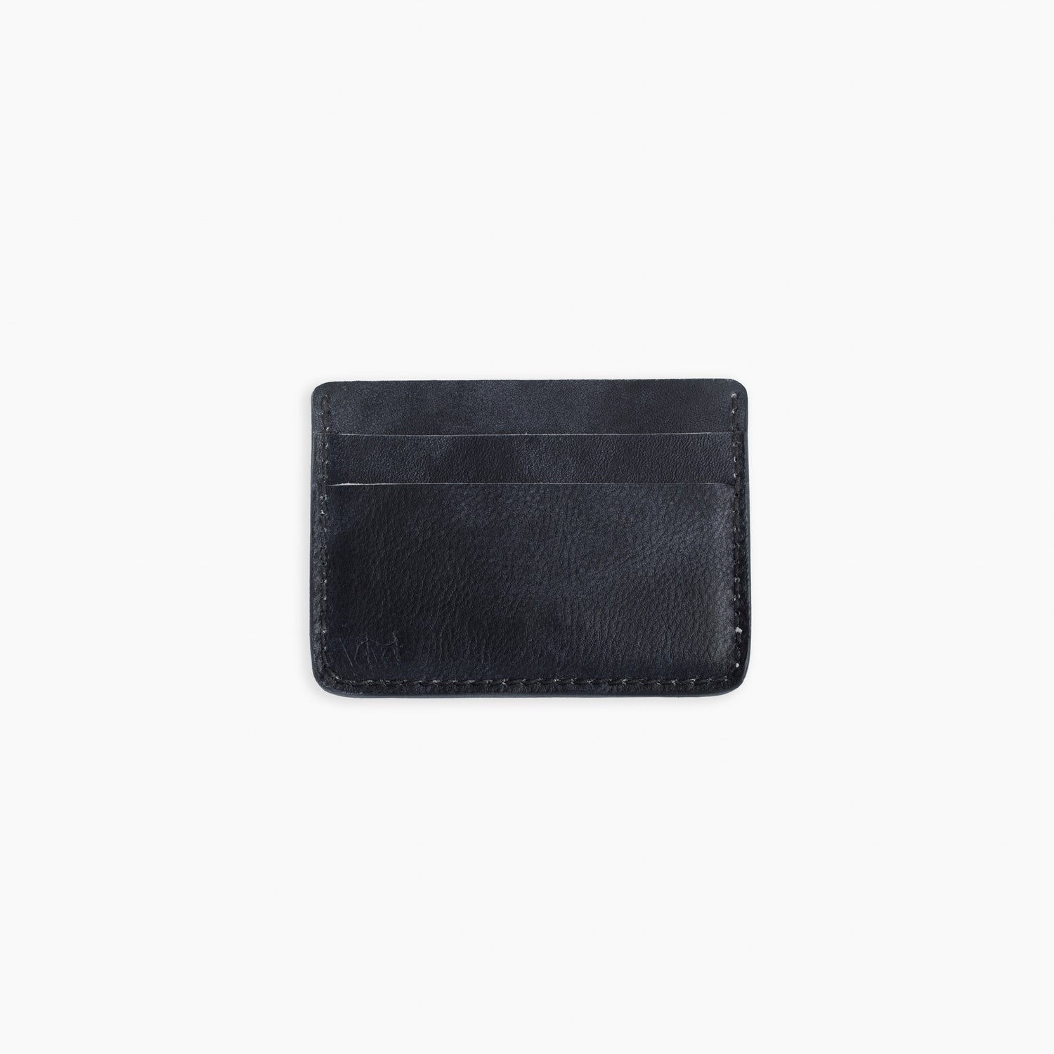 Velvet Cardholder in Carbon Black