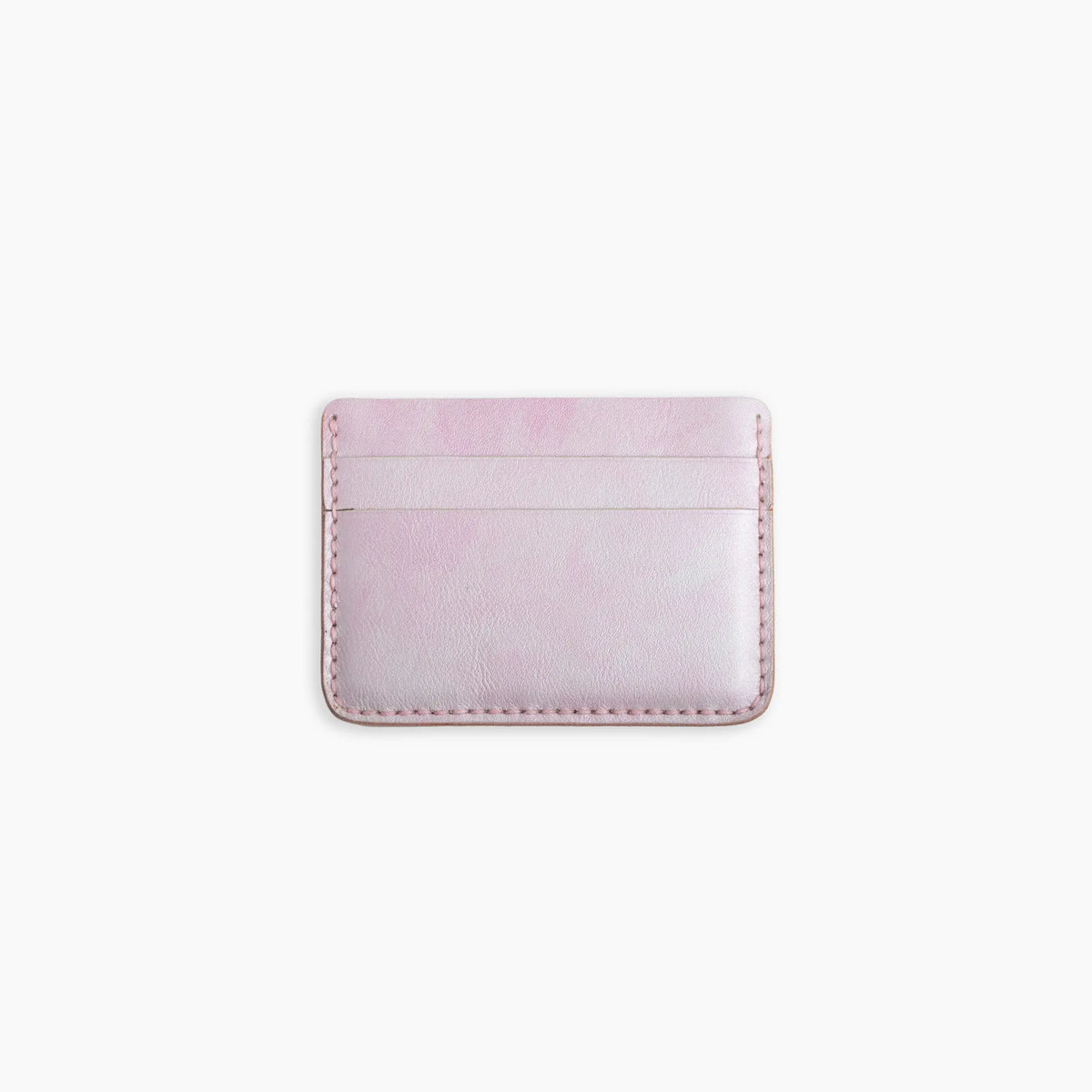 Velvet Cardholder in powder pink