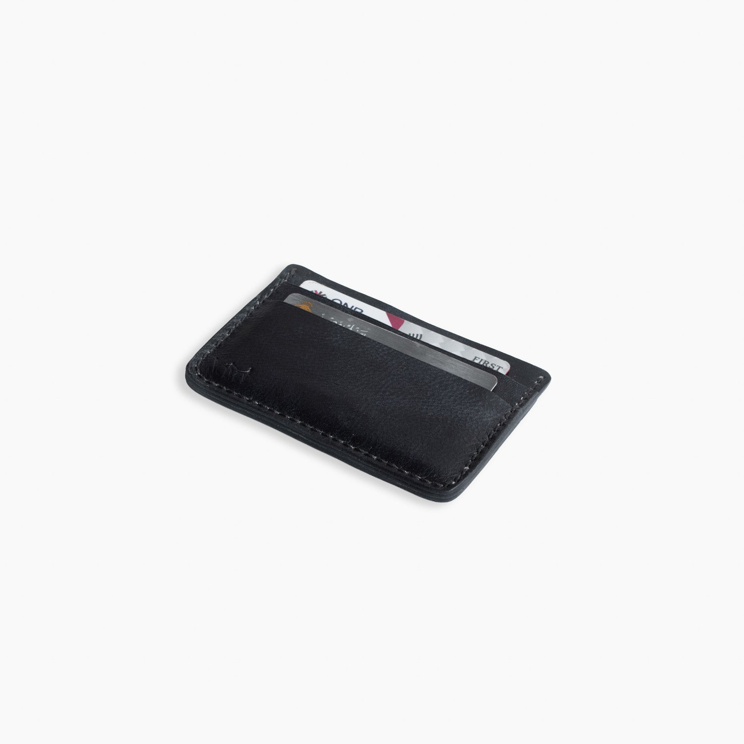Velvet Cardholder in Carbon Black