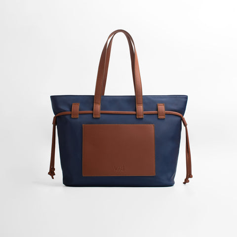 Abbie  tote in Navy Blue