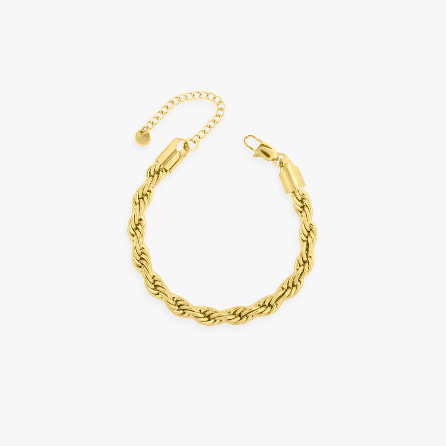 Rope bracelet in gold