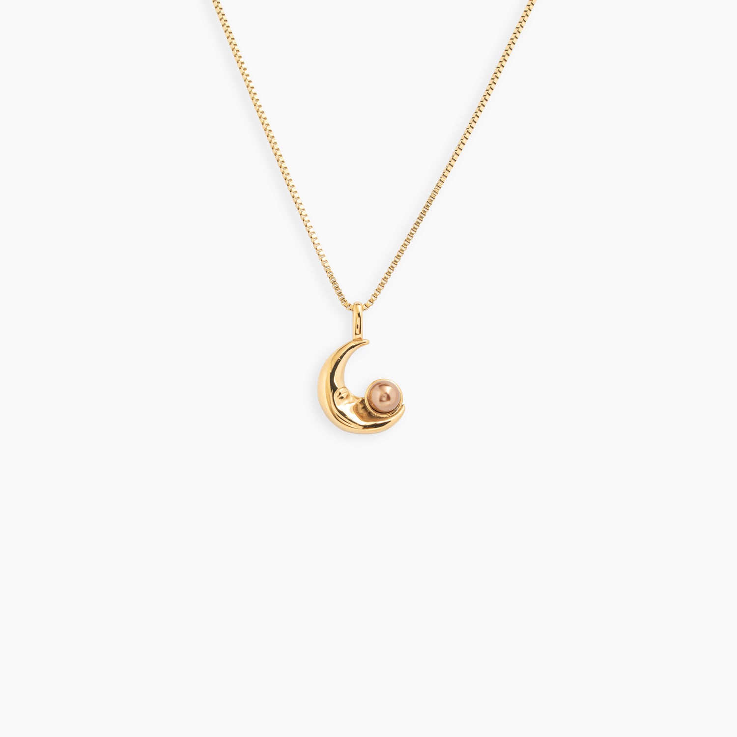 Qamar Necklace in Gold