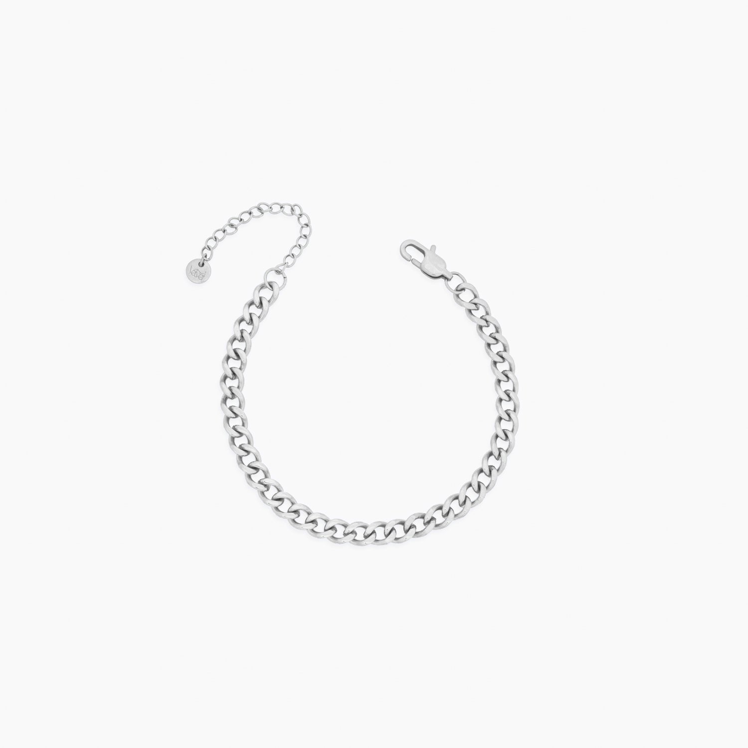 Curb Bracelet in sliver