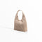 Plisse bag in beige