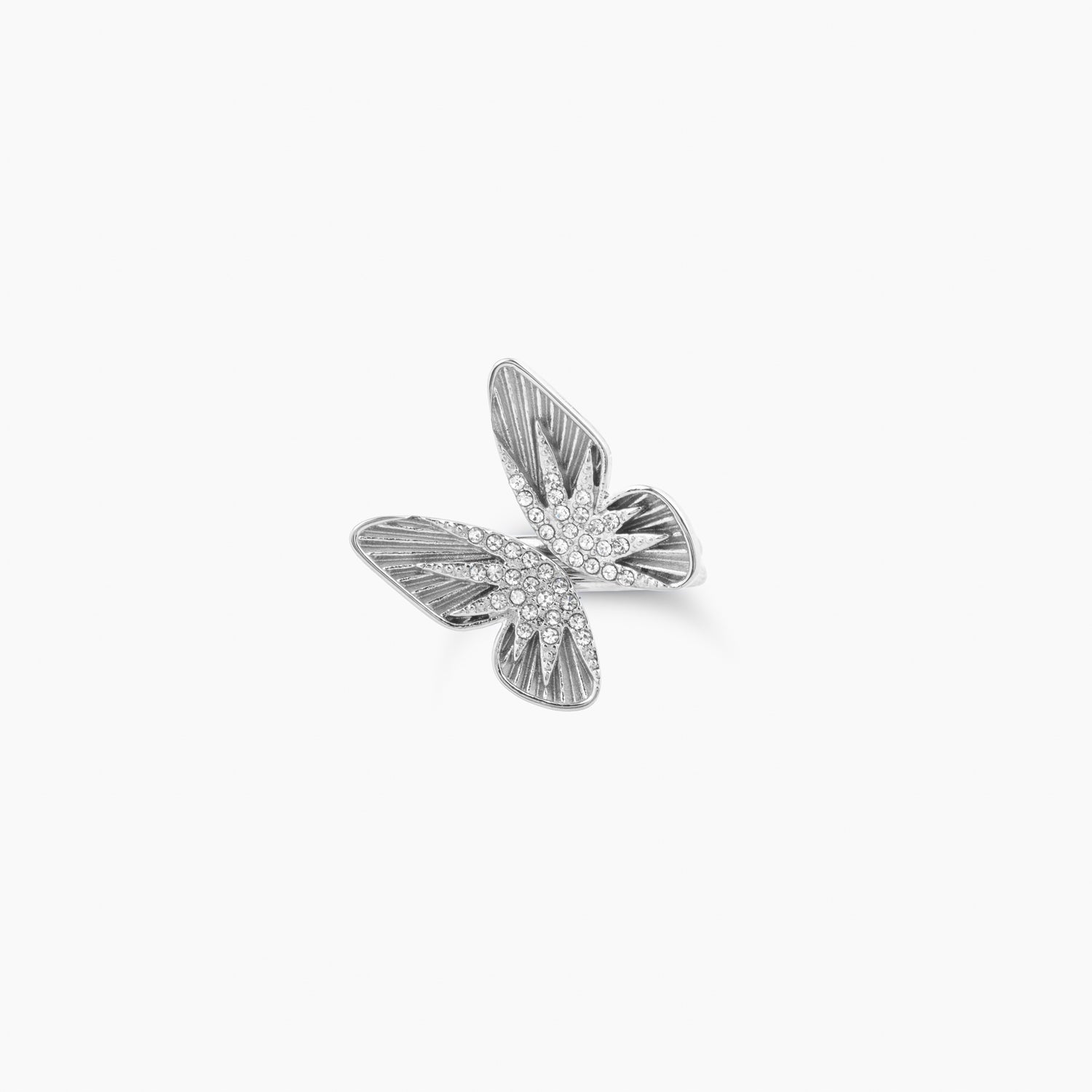 Butterfly Duo Ring in Silver