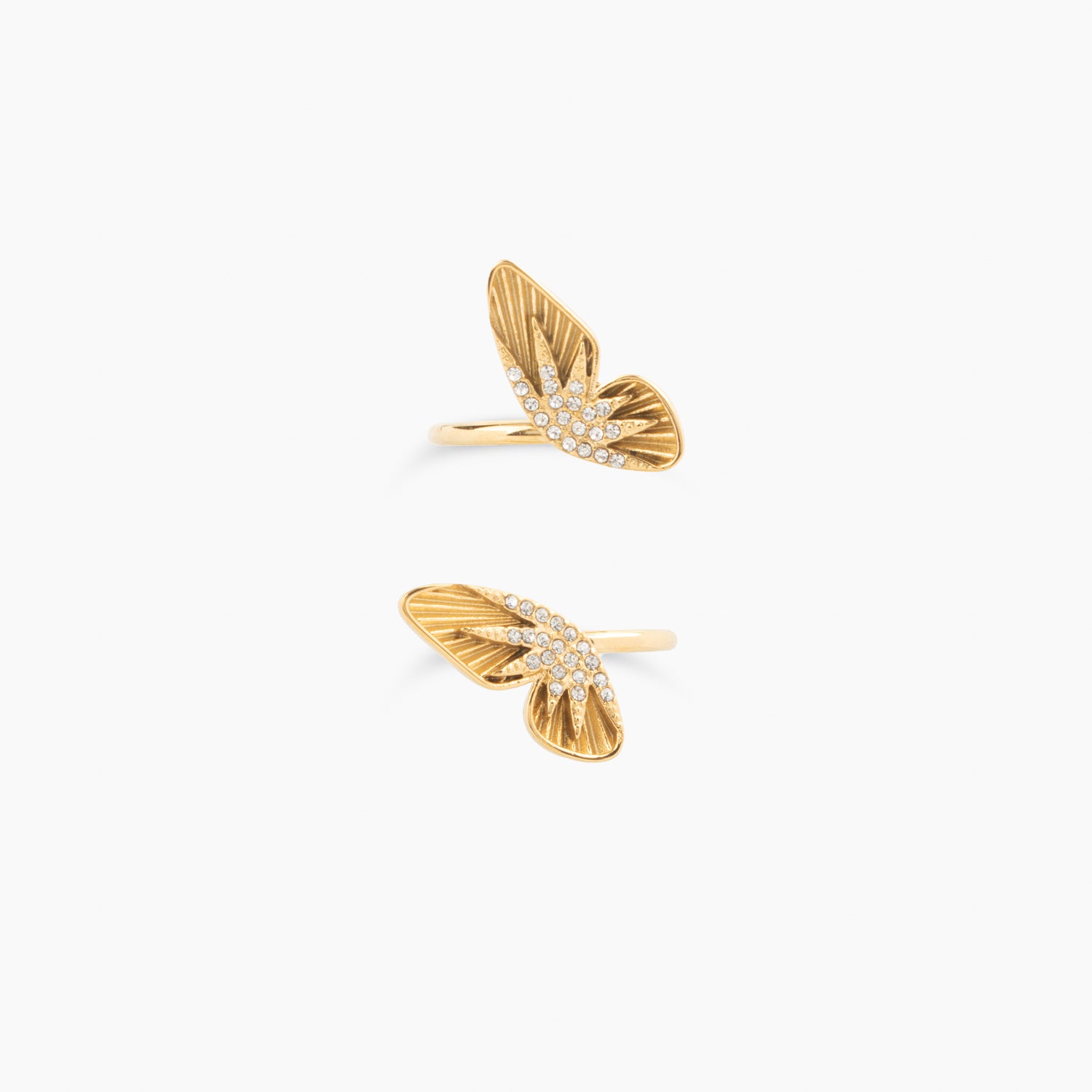Butterfly Duo Ring in Gold