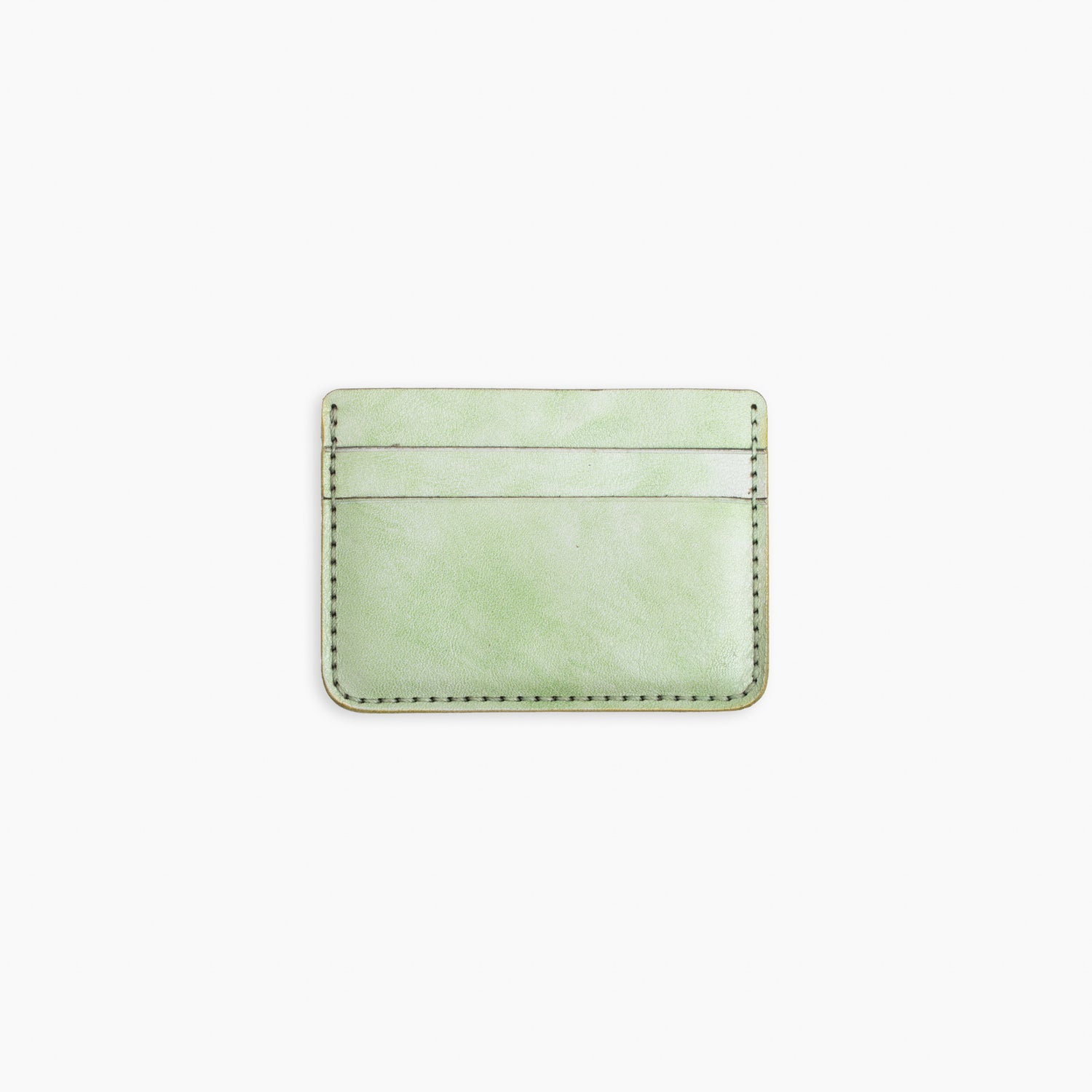Velvet Cardholder in Saga green