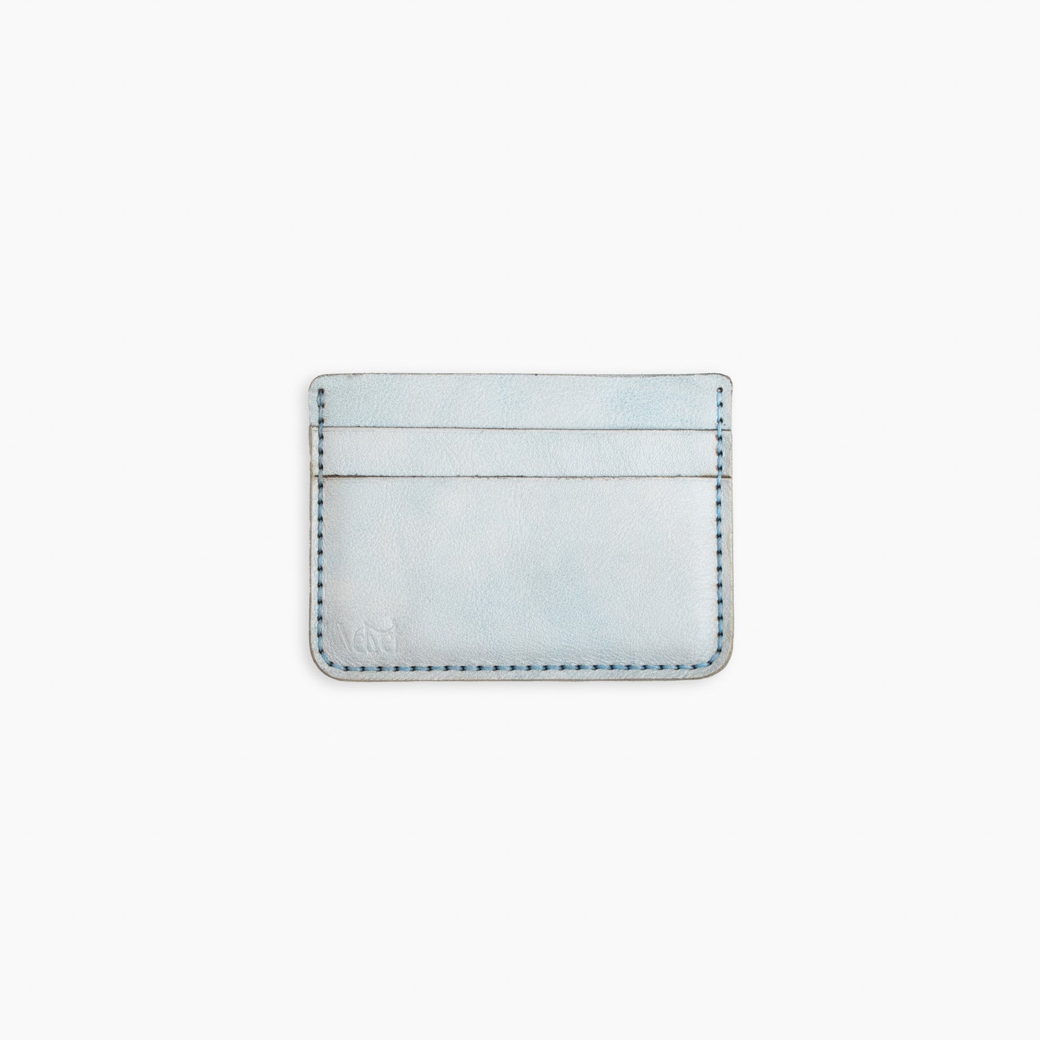 Velvet Cardholder in Ice Blue