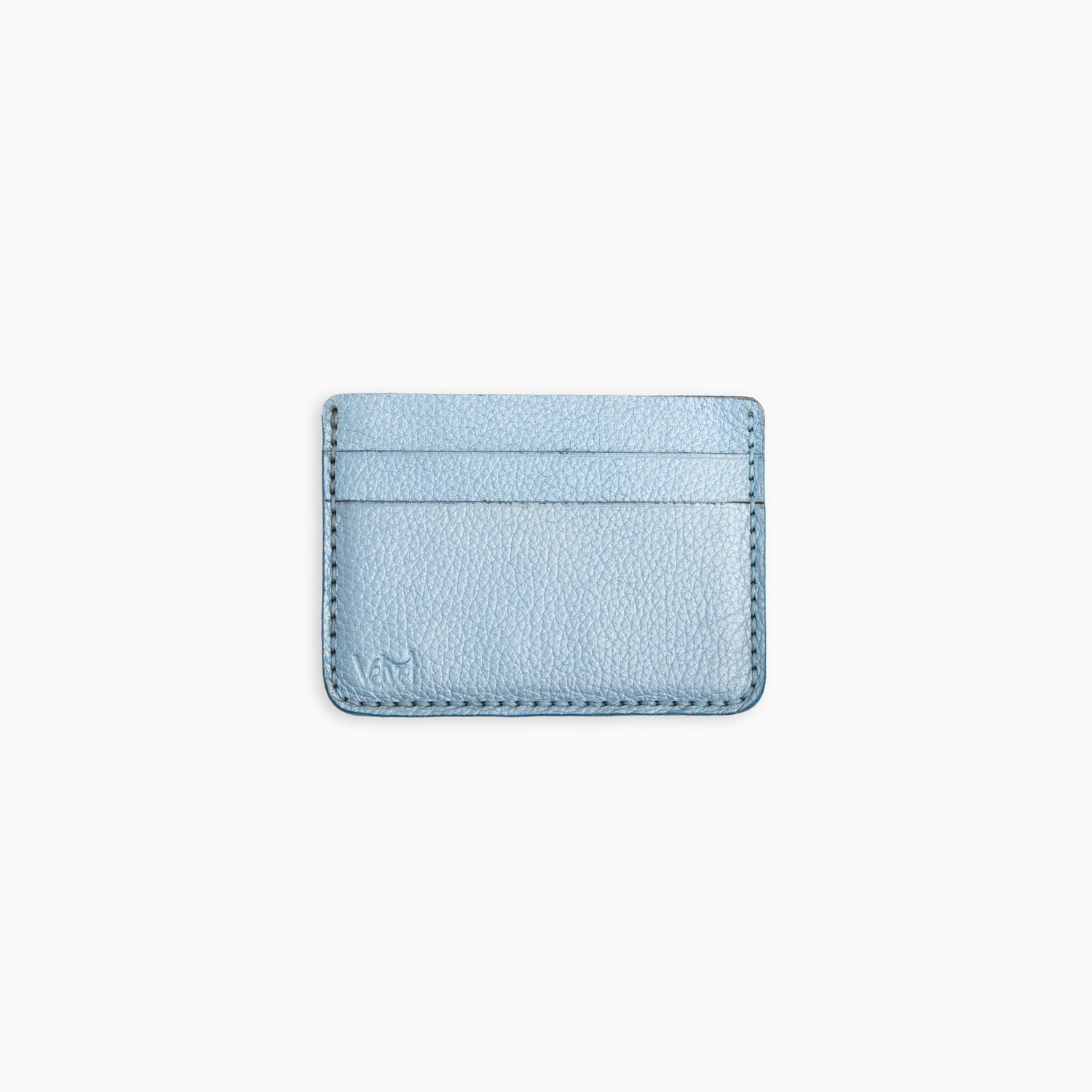 Velvet Cardholder in Powder Blue