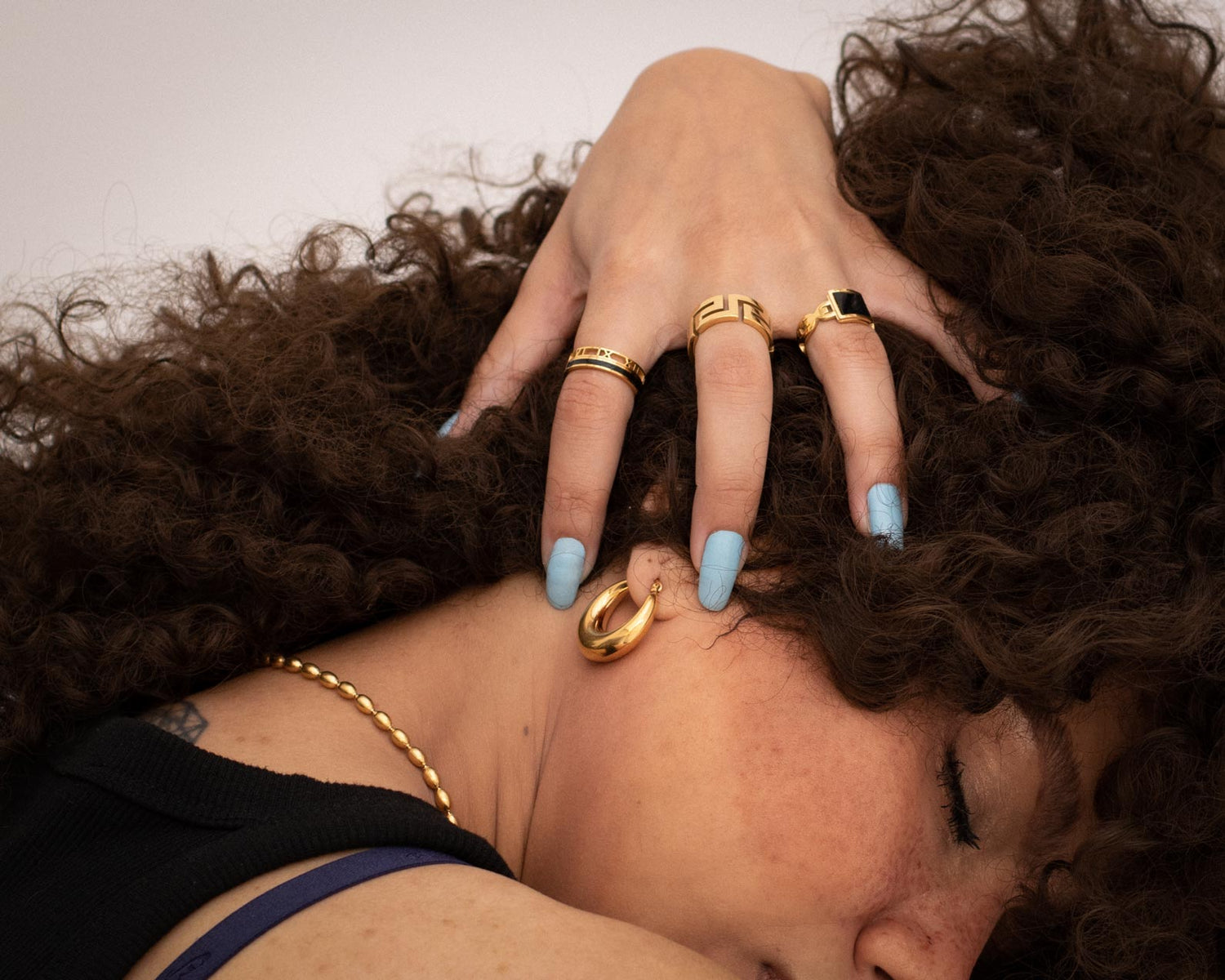 Azura Earrings in Gold