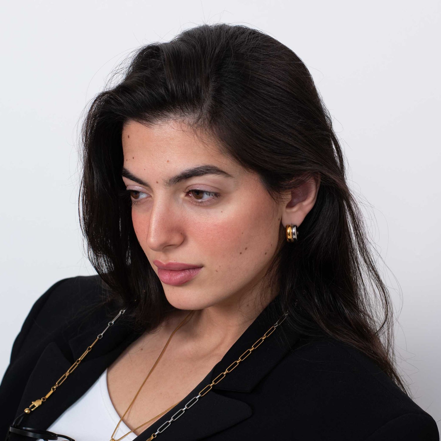 Twin Hoop Earrings