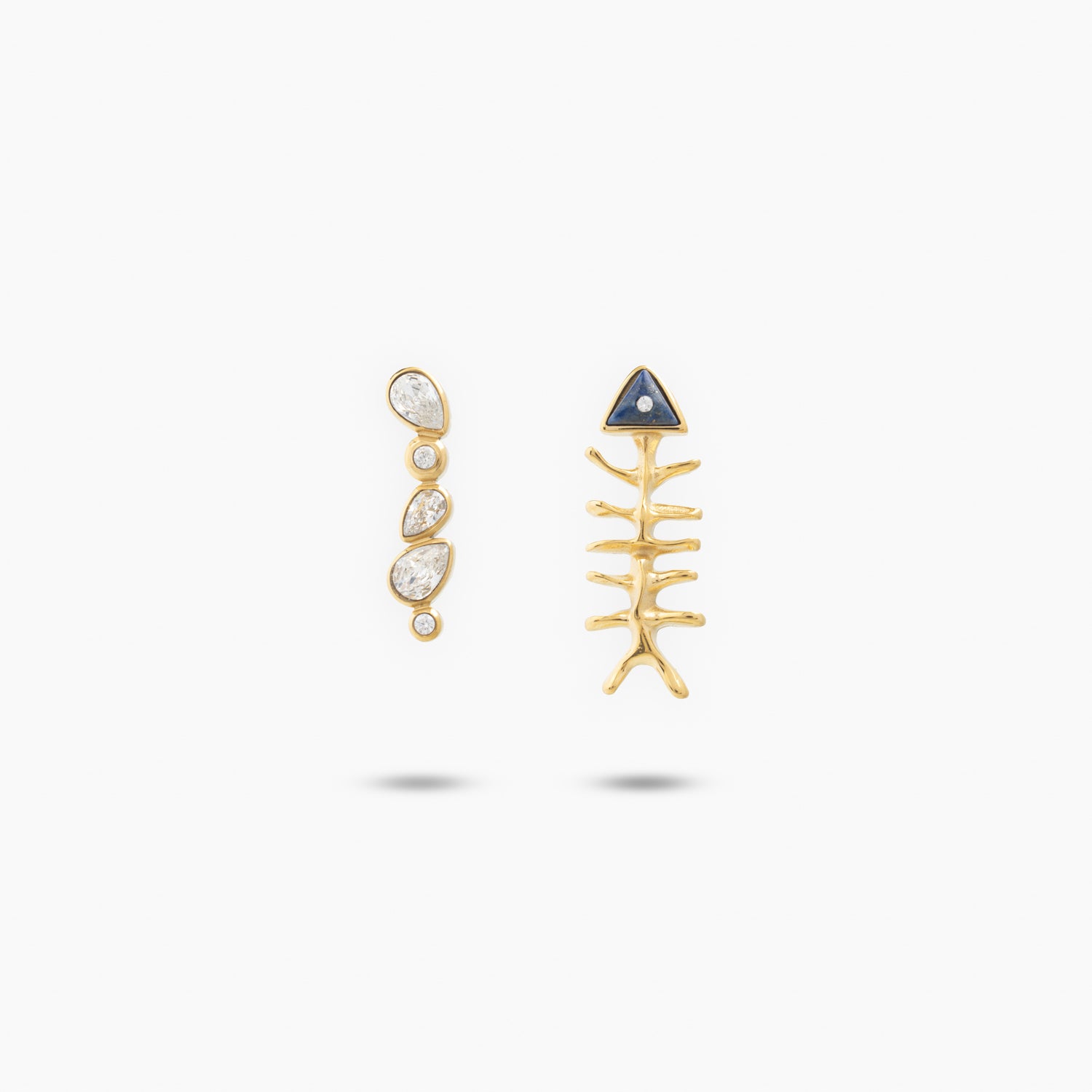 Reef Earrings in Gold