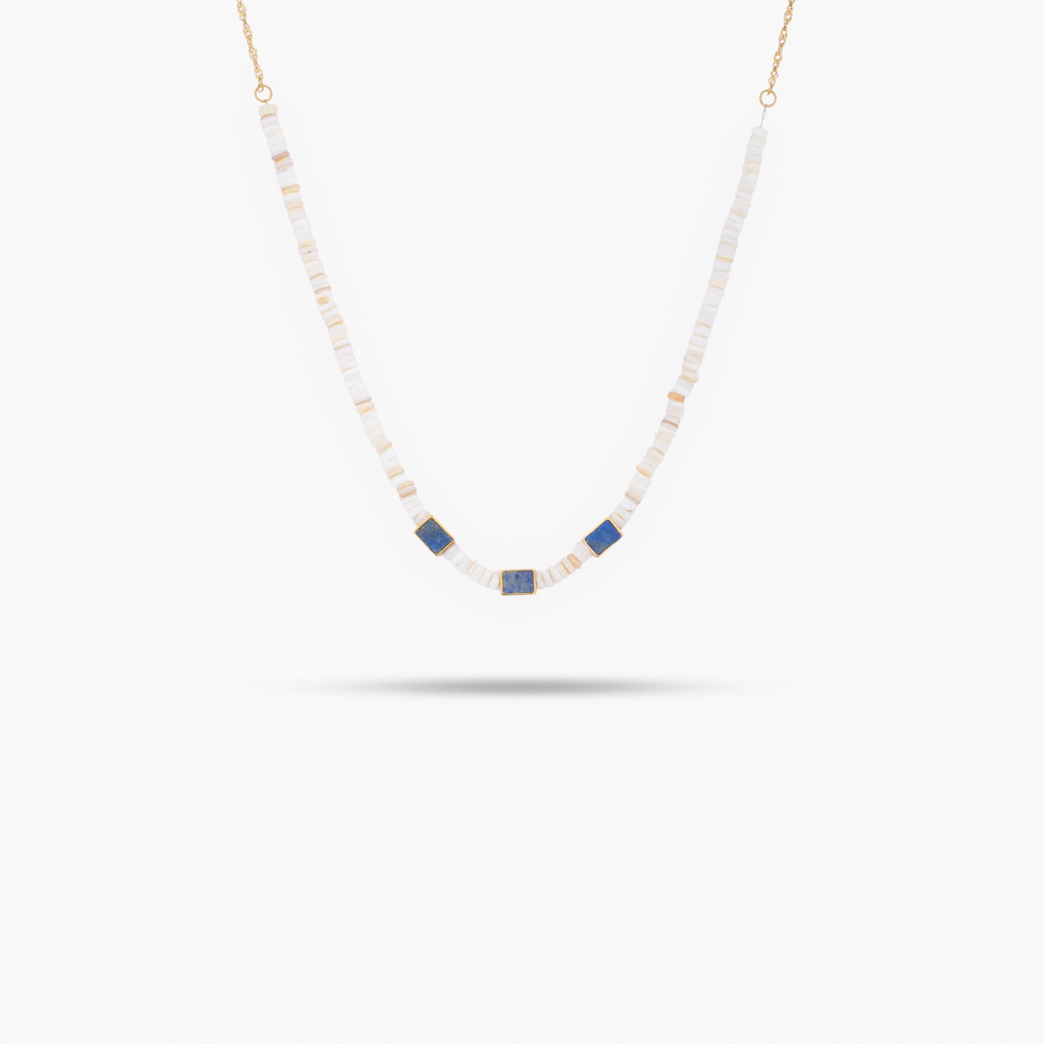 Lapis Necklace in Gold