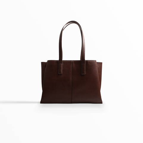 Merci Tote in chocolate