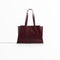 Merci Tote in burgundy