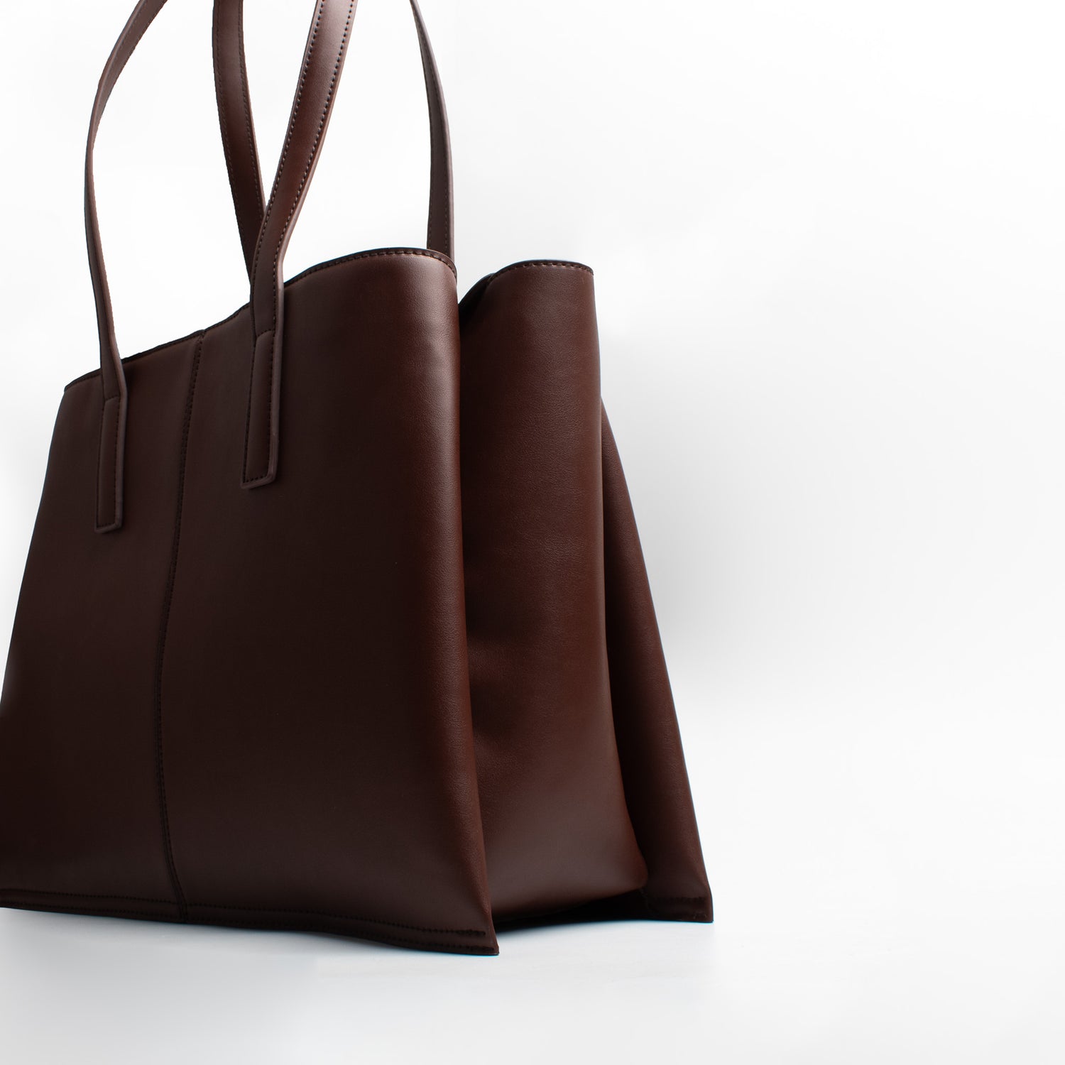 Merci Tote in chocolate