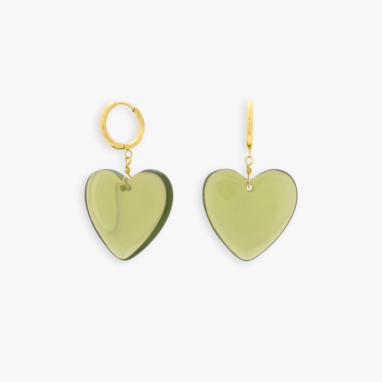 Madden olive earrings