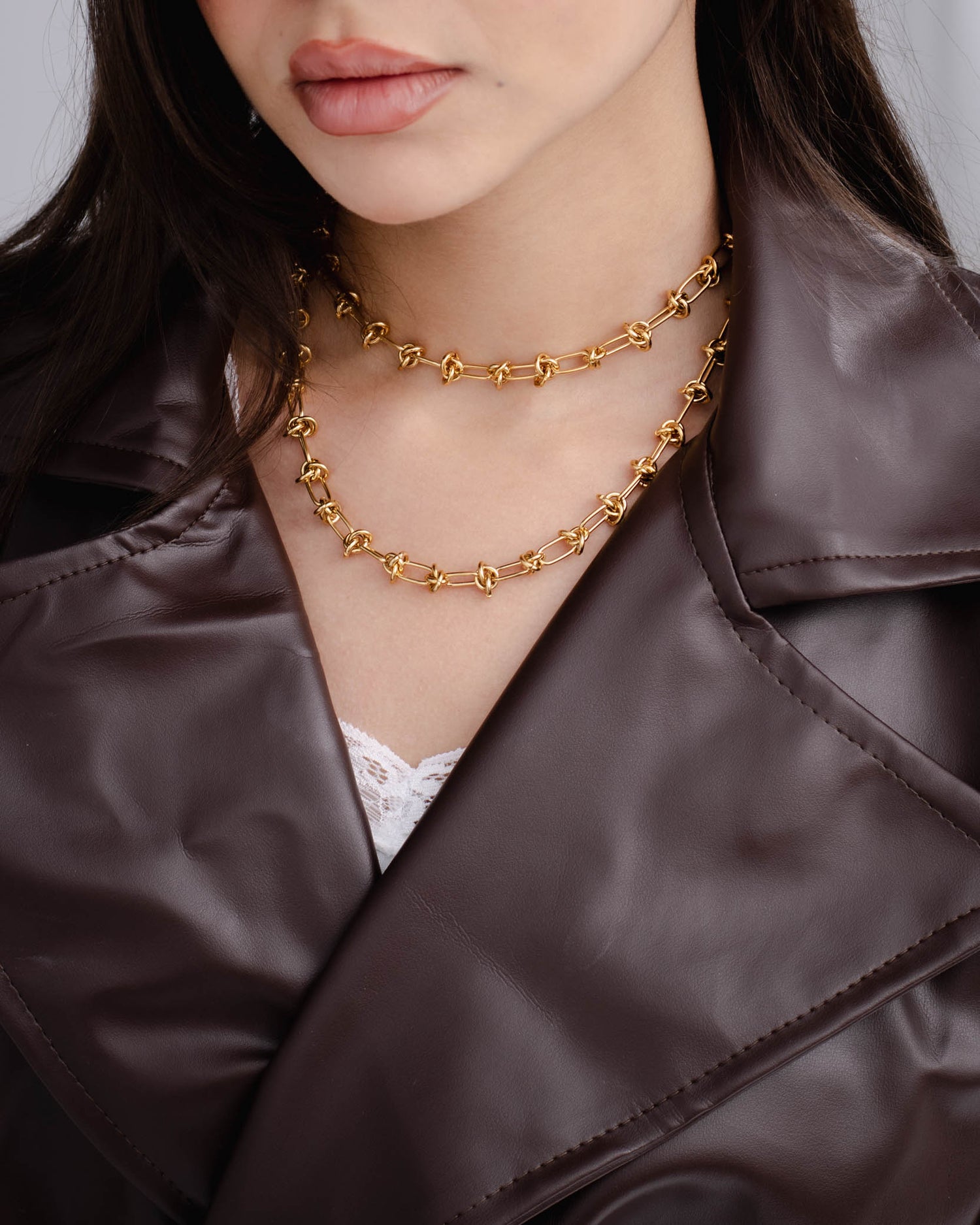Mira Necklace in Gold