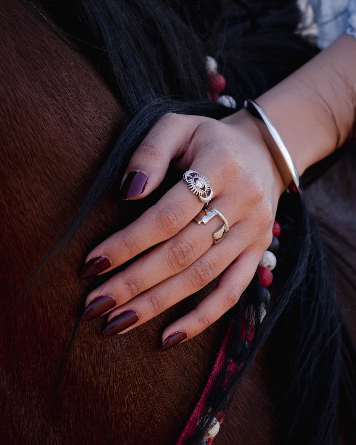 Aten Ring in Silver