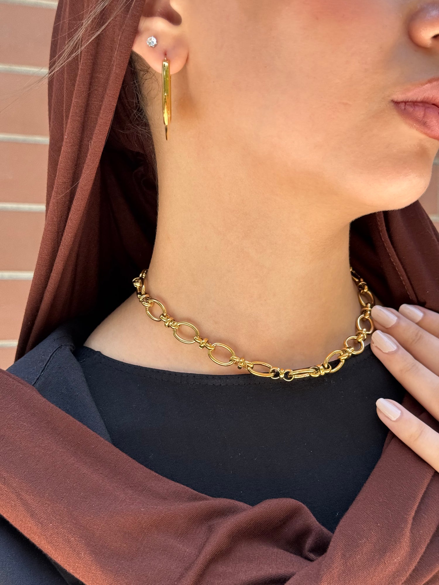 Oslo Necklace in Gold