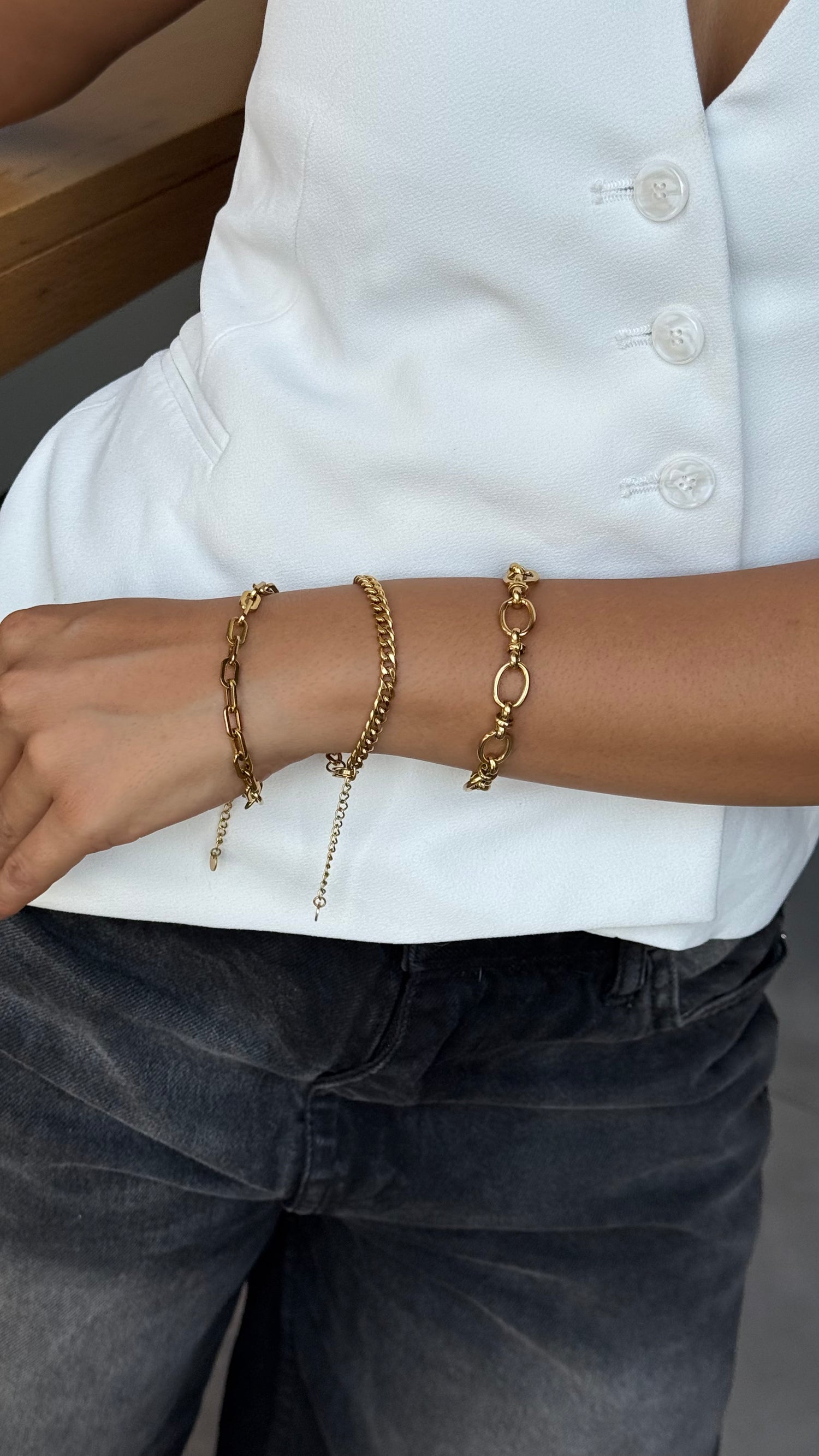 Twilight Bracelet set in Gold