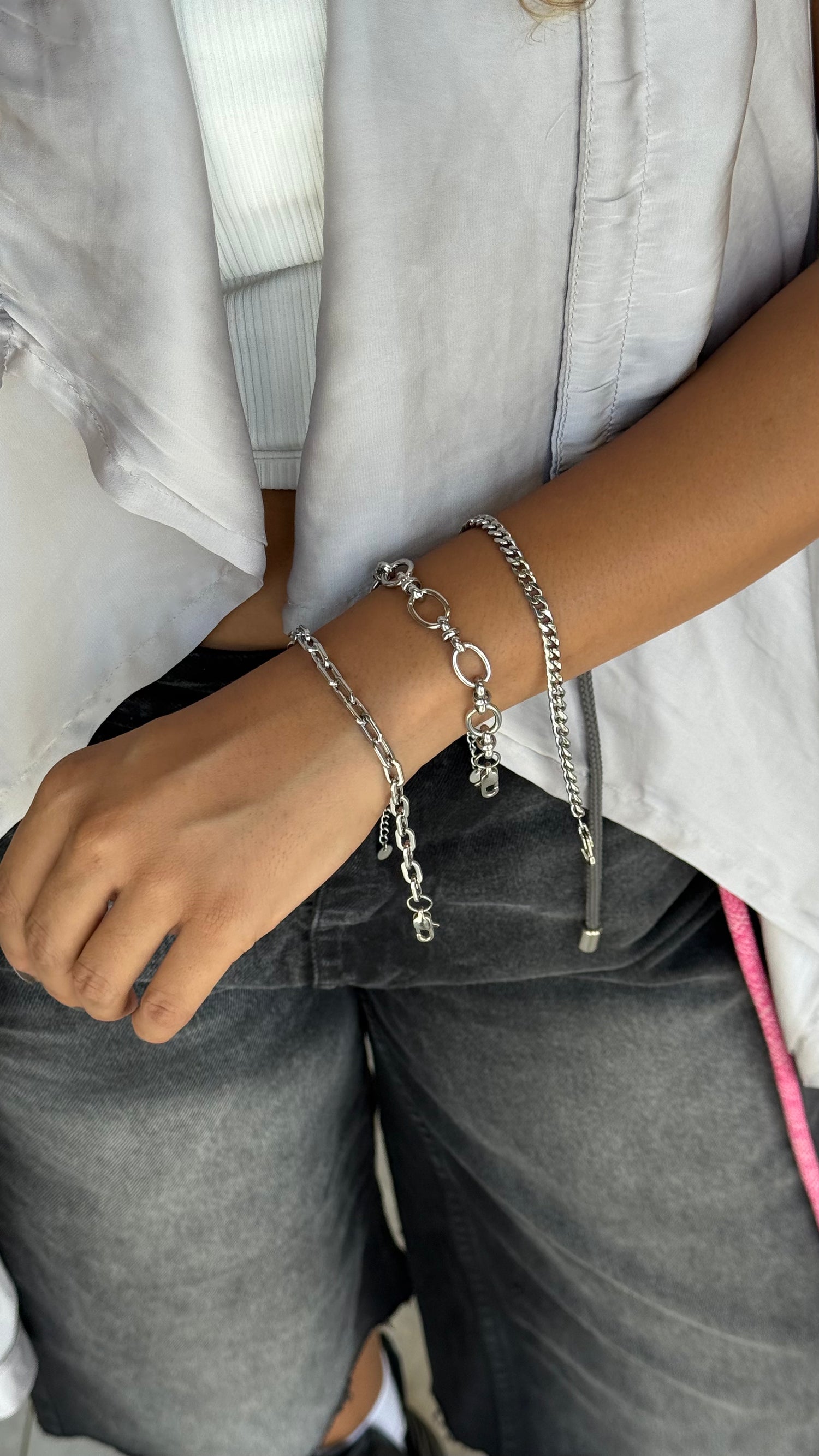 Twilight Bracelet set in Silver