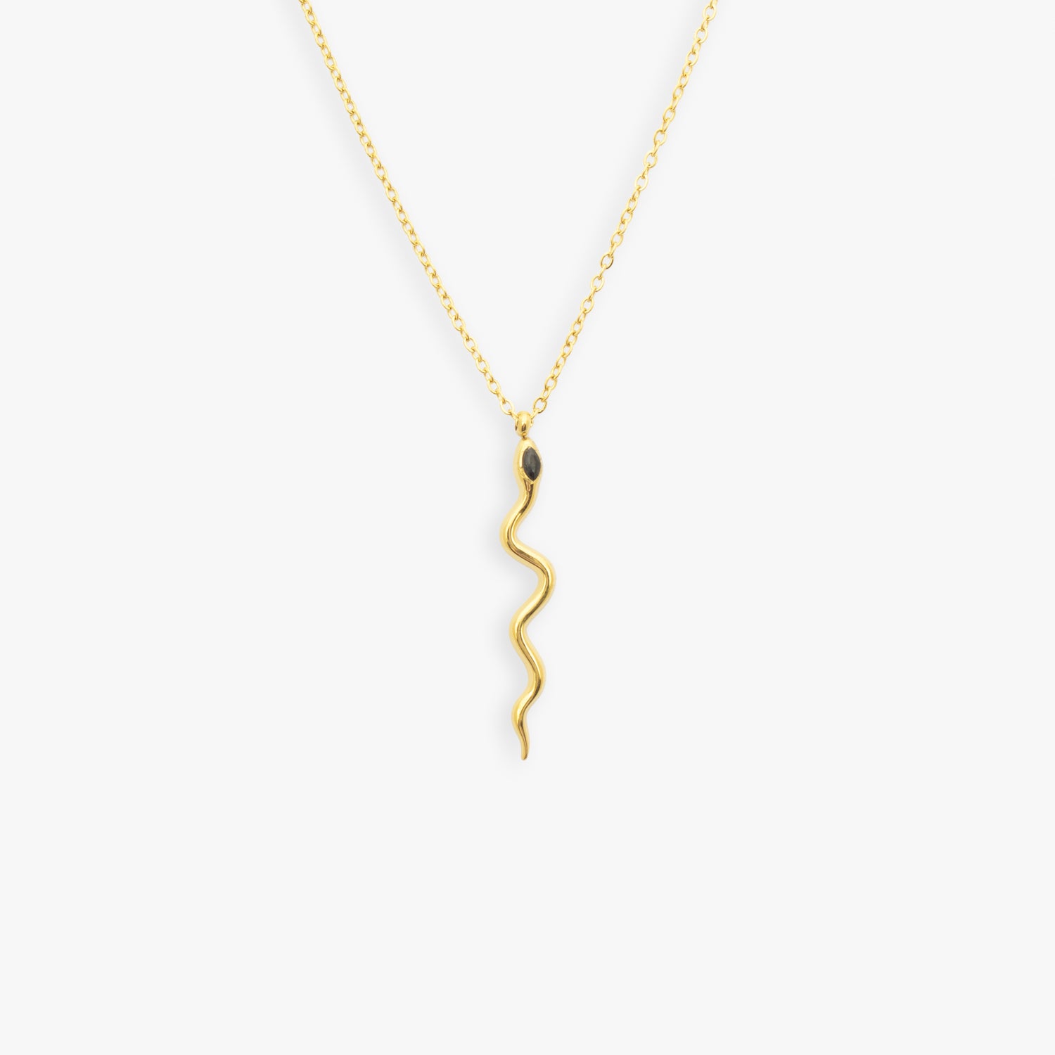 Serpina Necklace in Gold