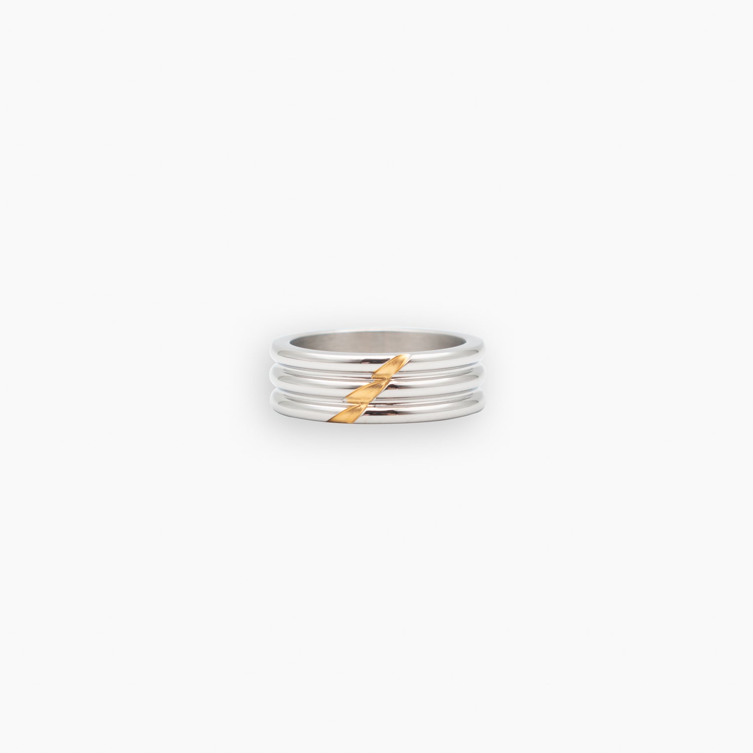 Stack Ring in sliver
