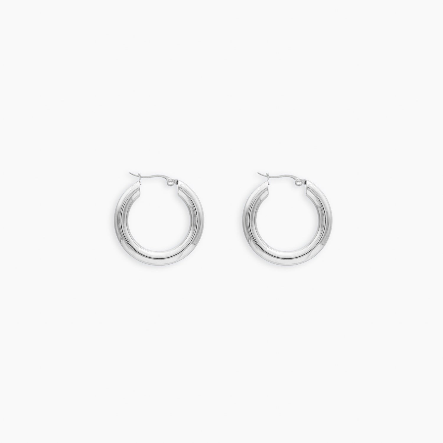 Zoey earrings large silver